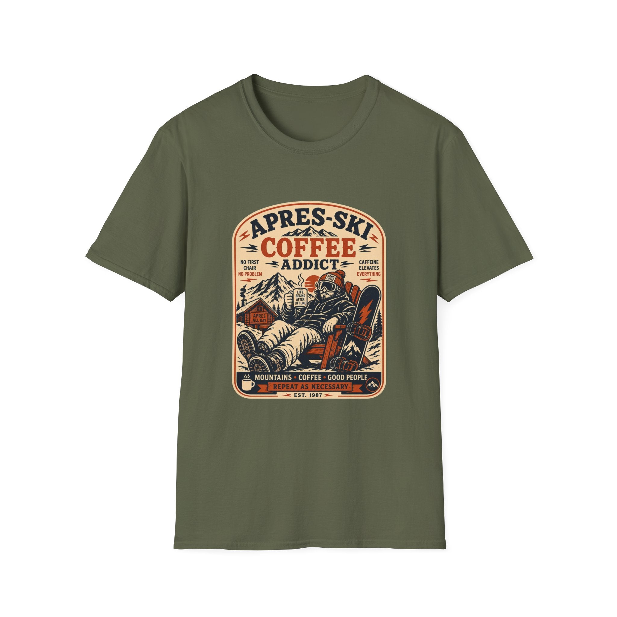 Apres Ski Coffee Addict T-Shirt