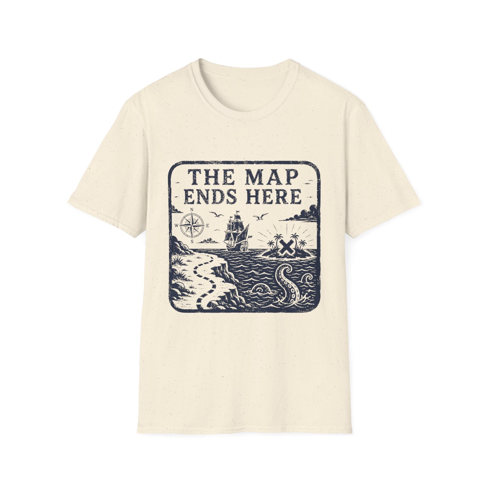 The Map Ends Here Ocean Edition T-Shirt