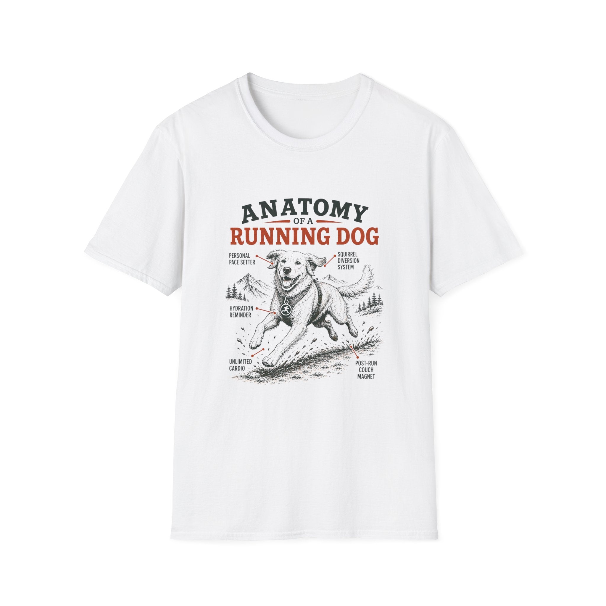 Anatomy of a running dog T-Shirt