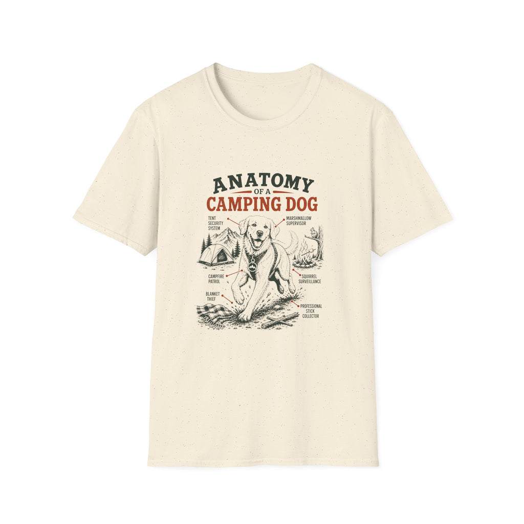 Anatomy of a camping dog T-Shirt