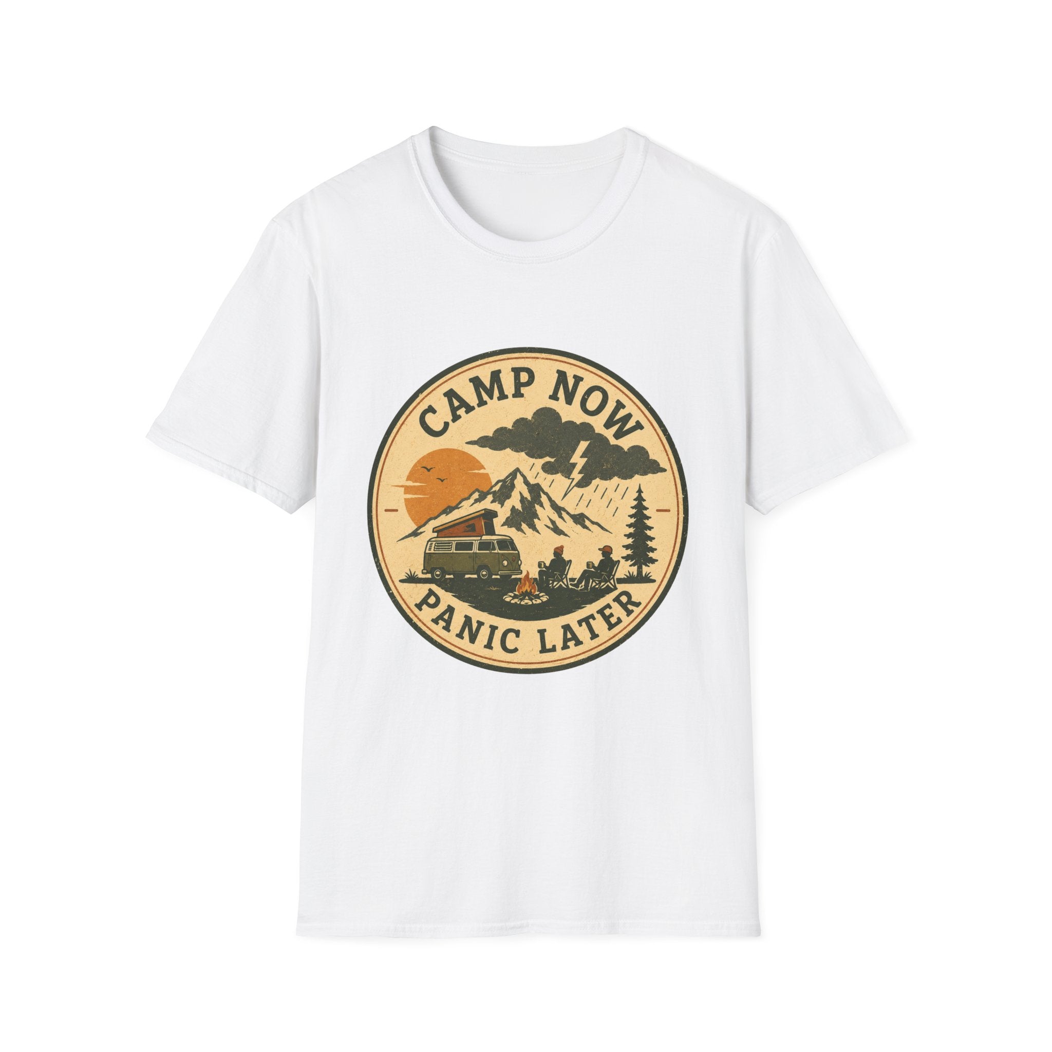 Camp Now Panic LaterT-Shirt