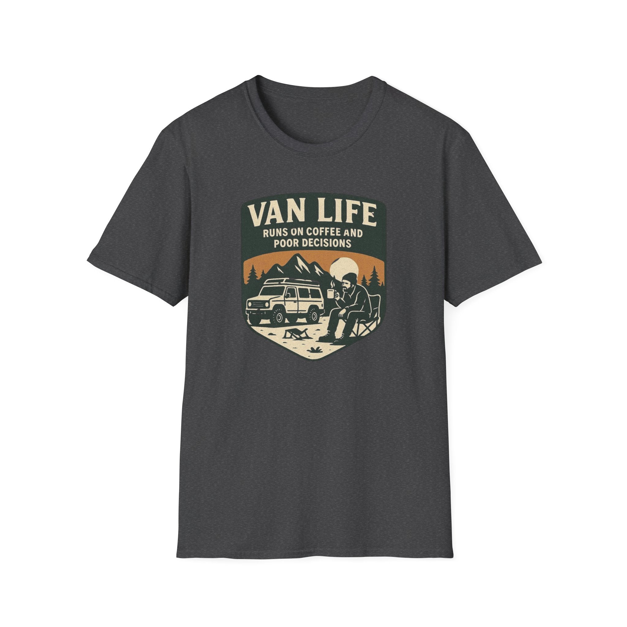 Van Life Runs on Coffee T-Shirt