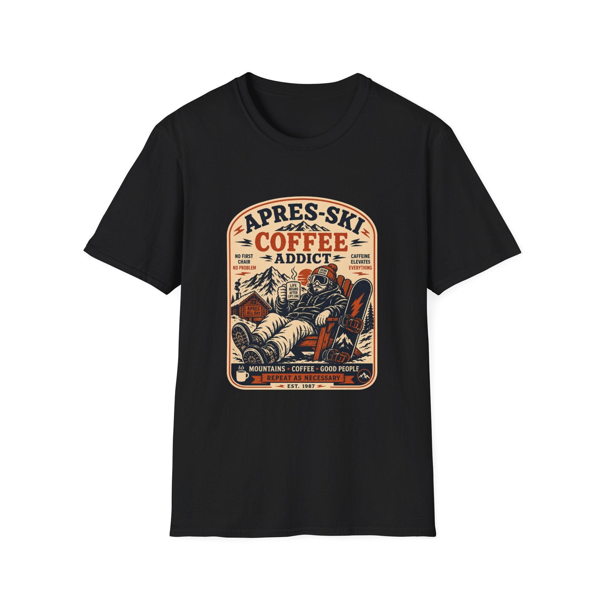 Apres Ski Coffee Addict T-Shirt