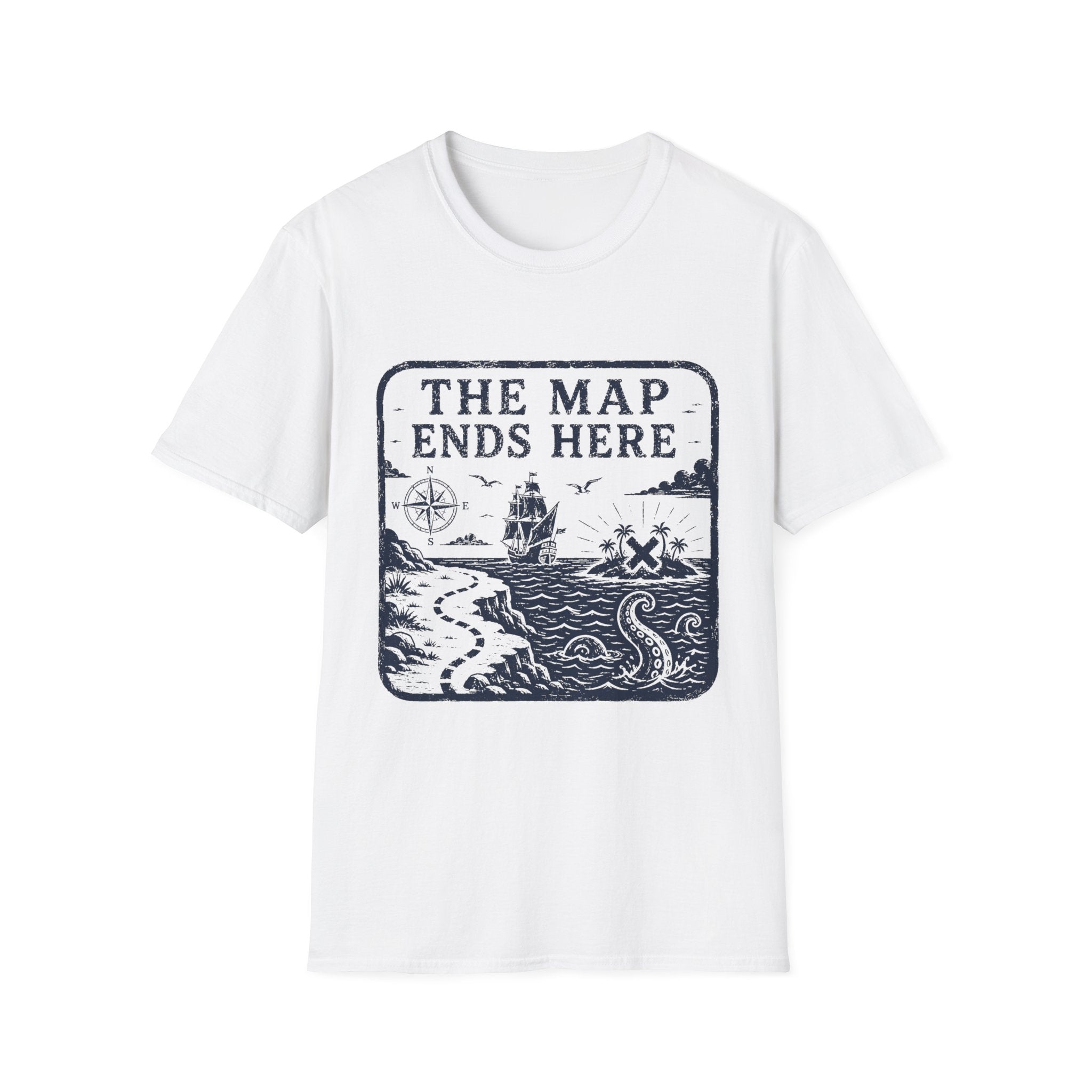 The Map Ends Here Ocean Edition T-Shirt
