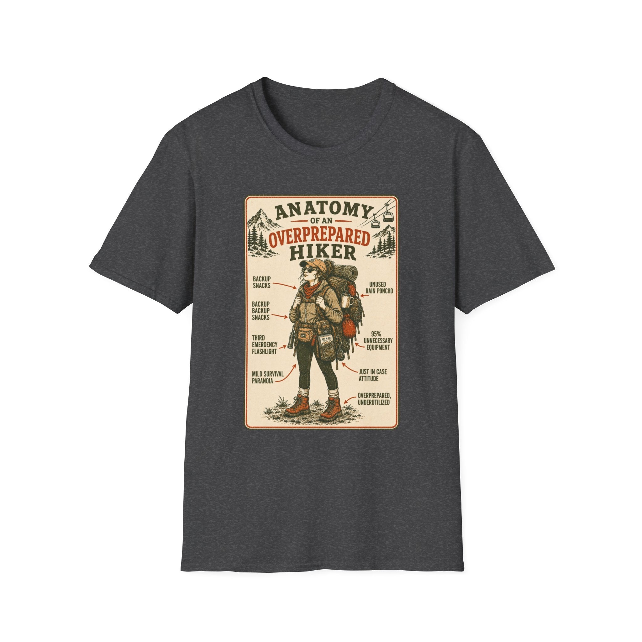 Anatomy of an Overprepared HIker T-Shirt