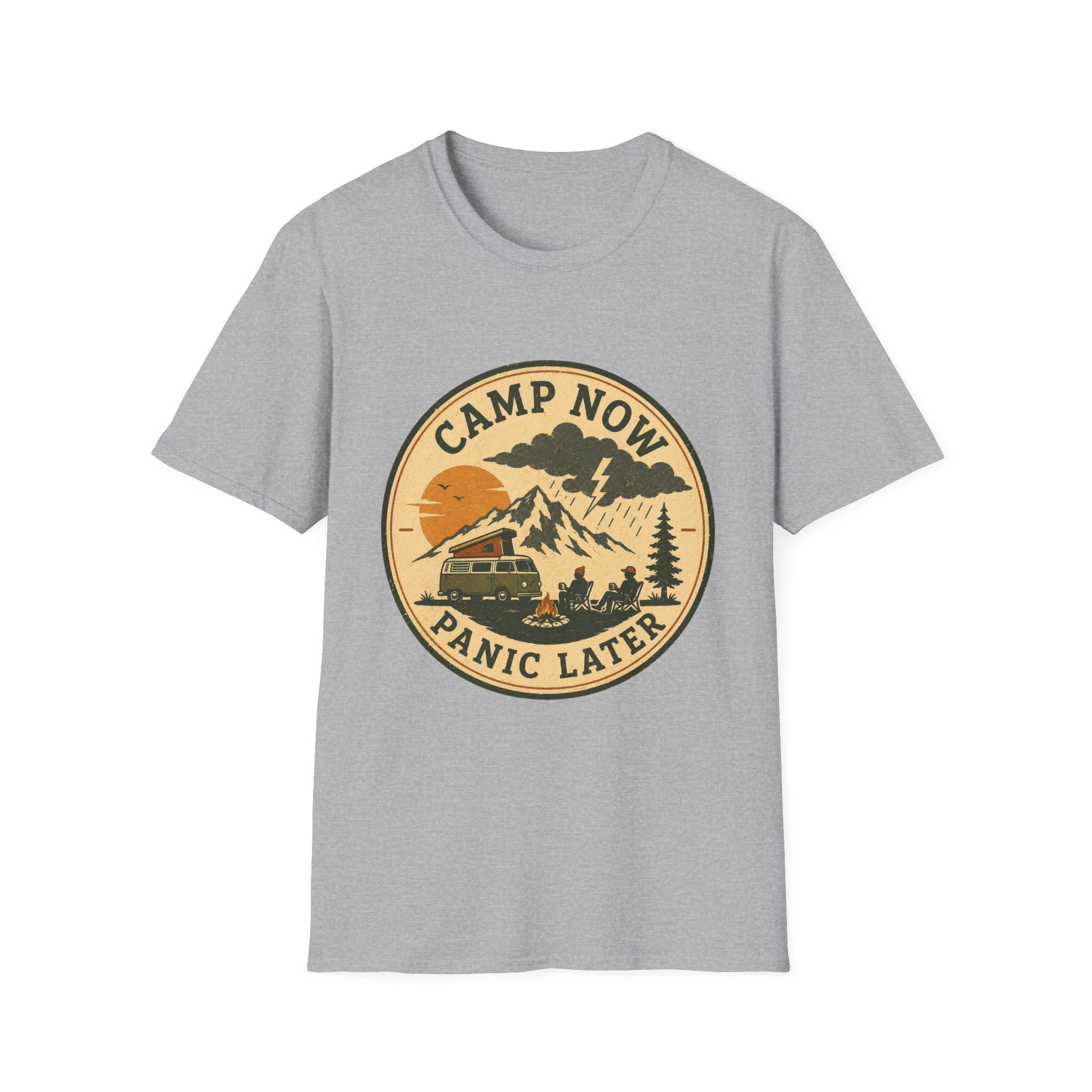 Camp Now Panic LaterT-Shirt