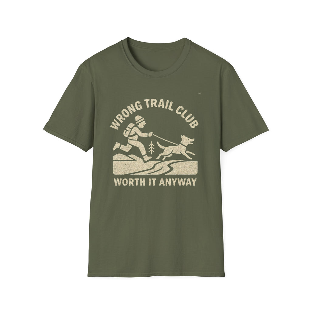 Wrong Trail Club T-Shirt, Worth it anyway