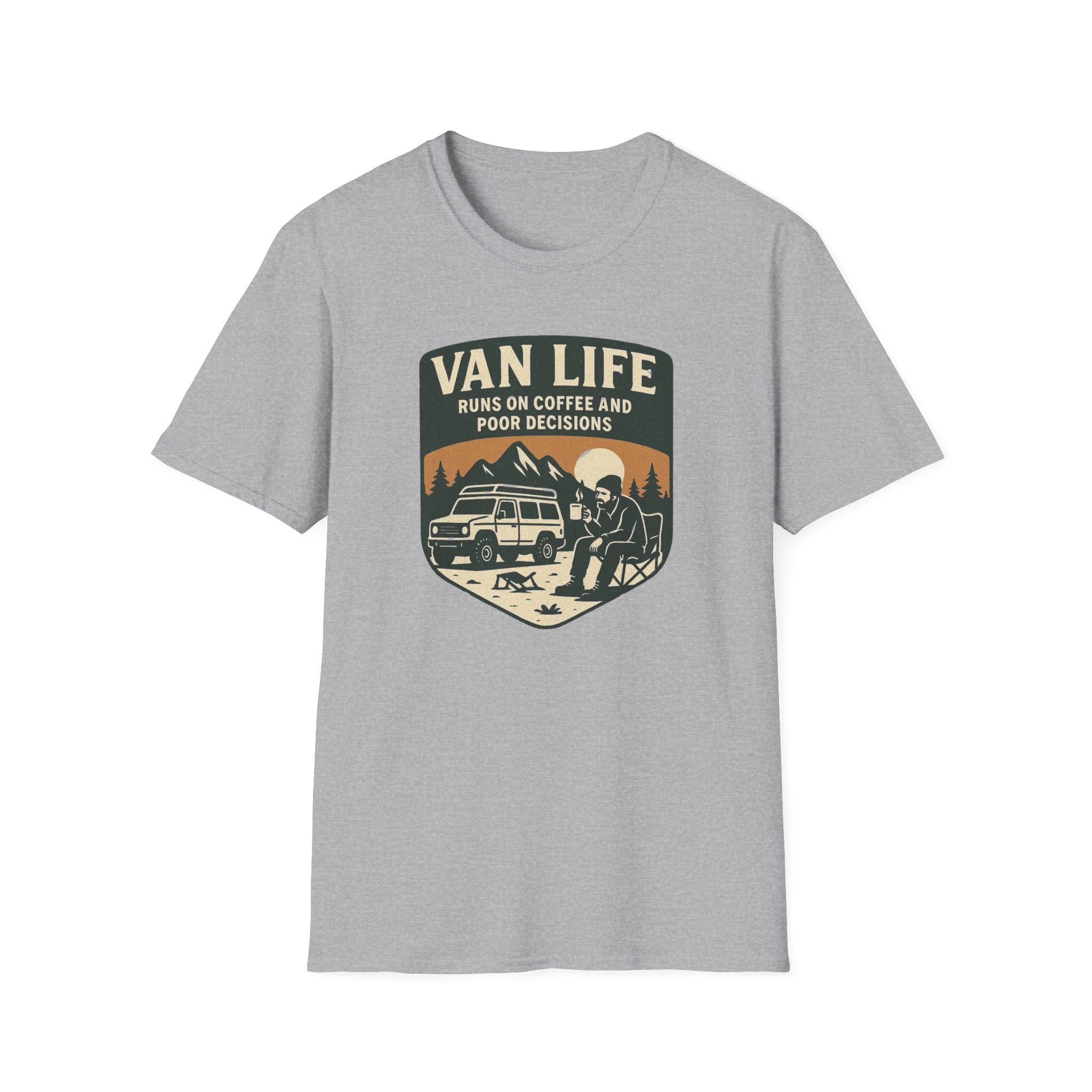 Van Life Runs on Coffee T-Shirt