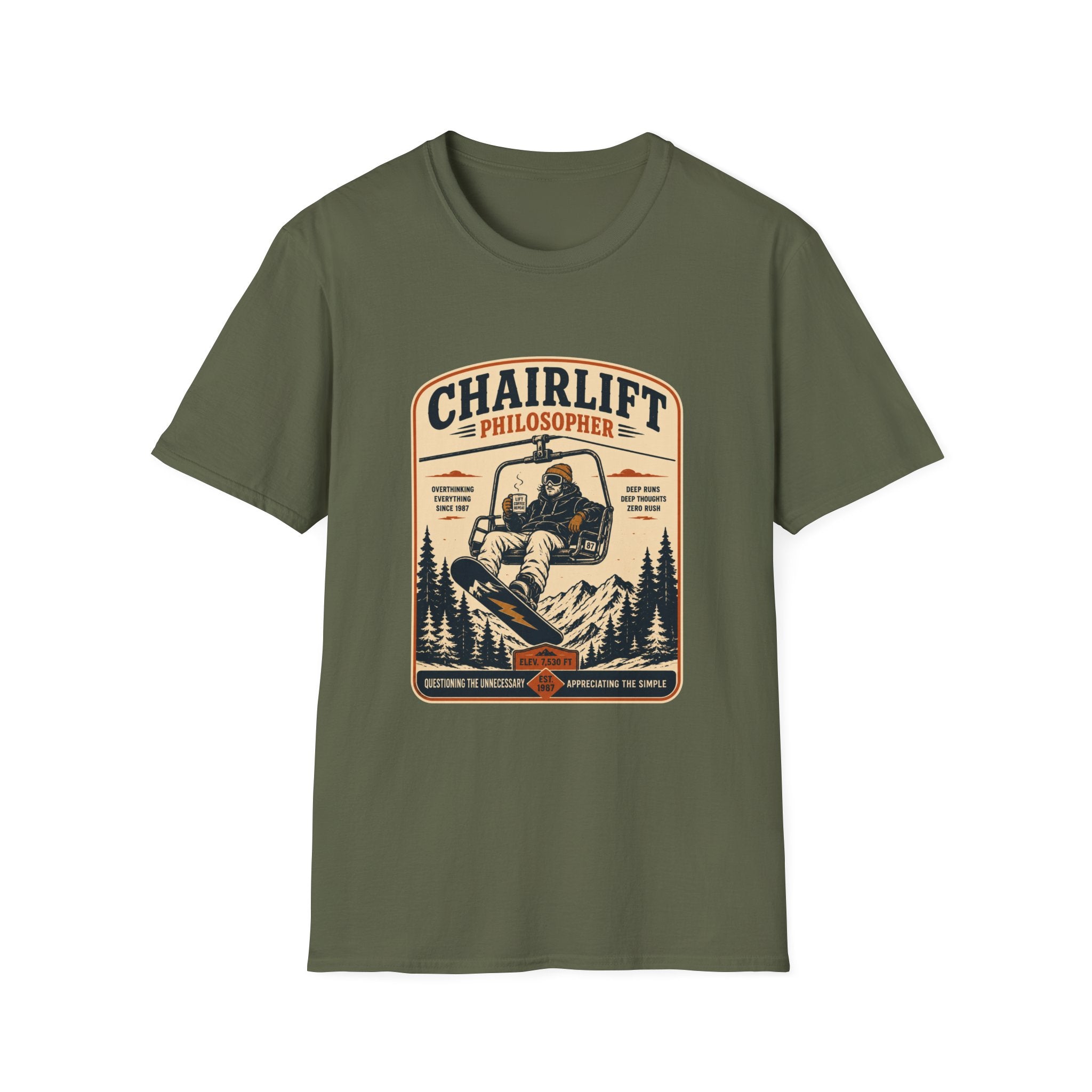 Chairlift Philosopher T-Shirt