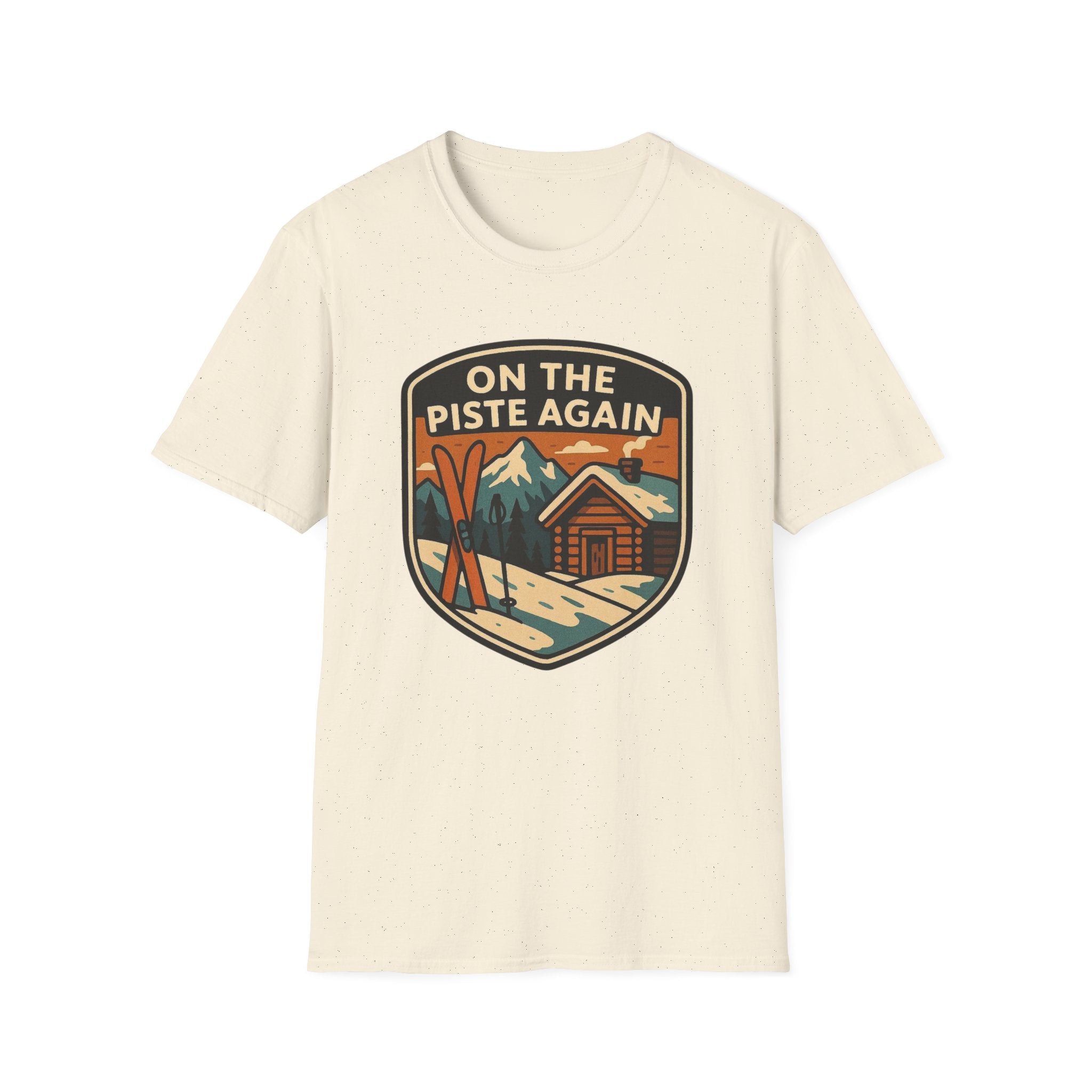On The Piste Again Skis T-Shirt