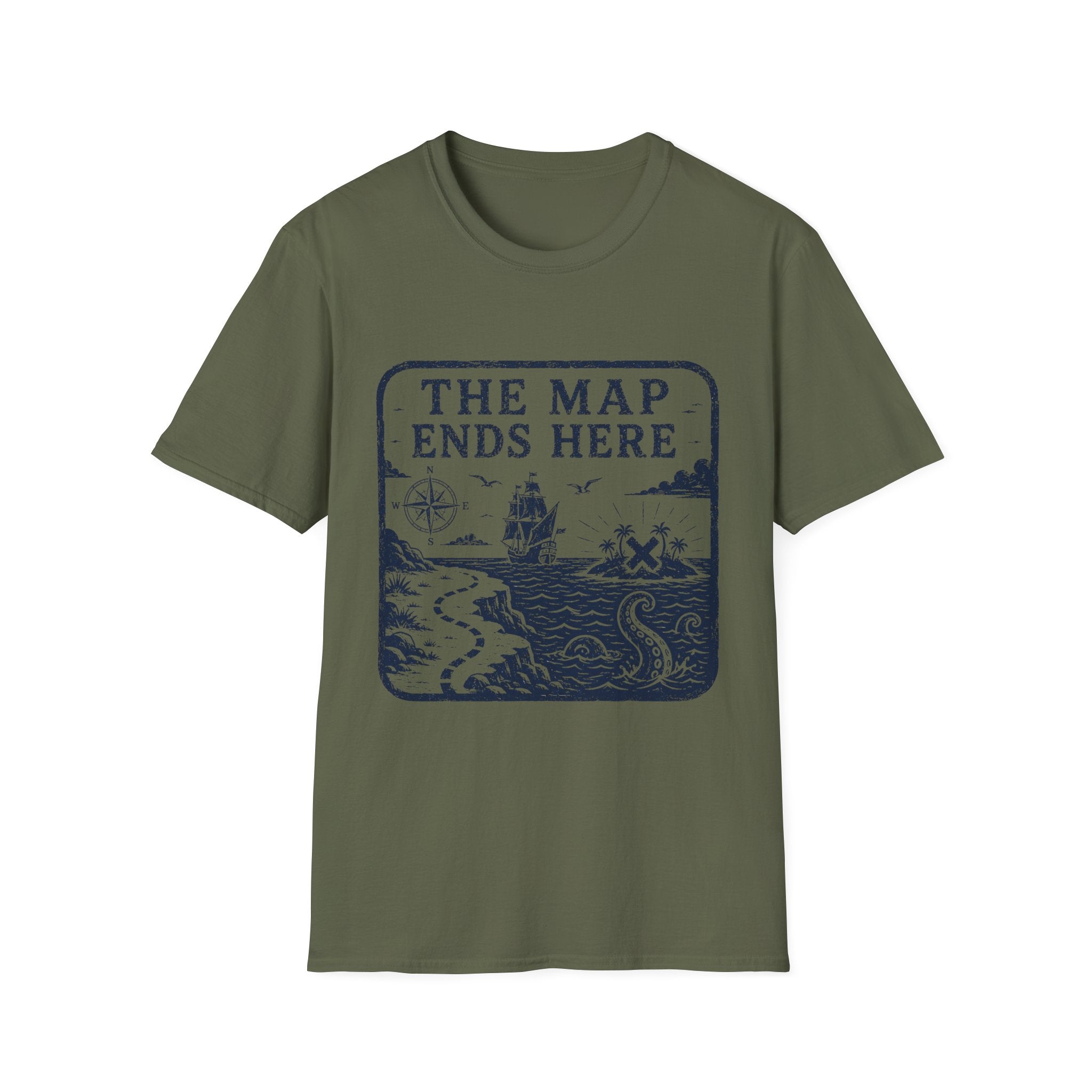 The Map Ends Here Ocean Edition T-Shirt