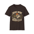 Ride More Worry Less Snowboard T-Shirt