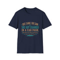 She came, she saw, she got changed in a car park, cold water surf T-Shirt