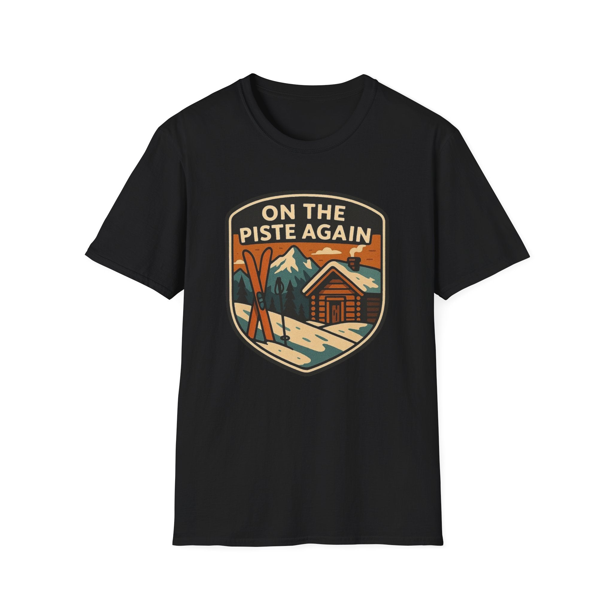 On The Piste Again Skis T-Shirt