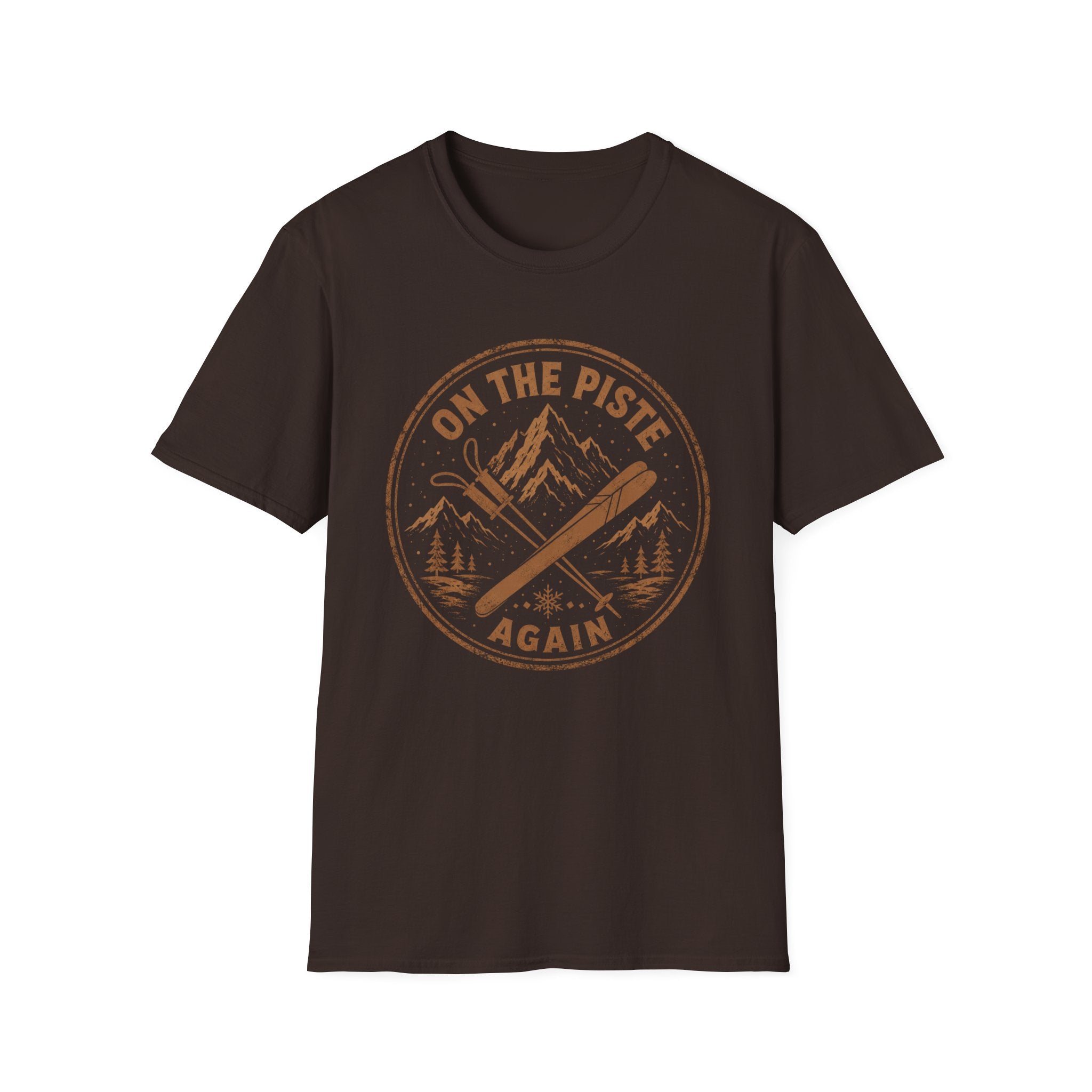 On The Piste Again Brown T-Shirt