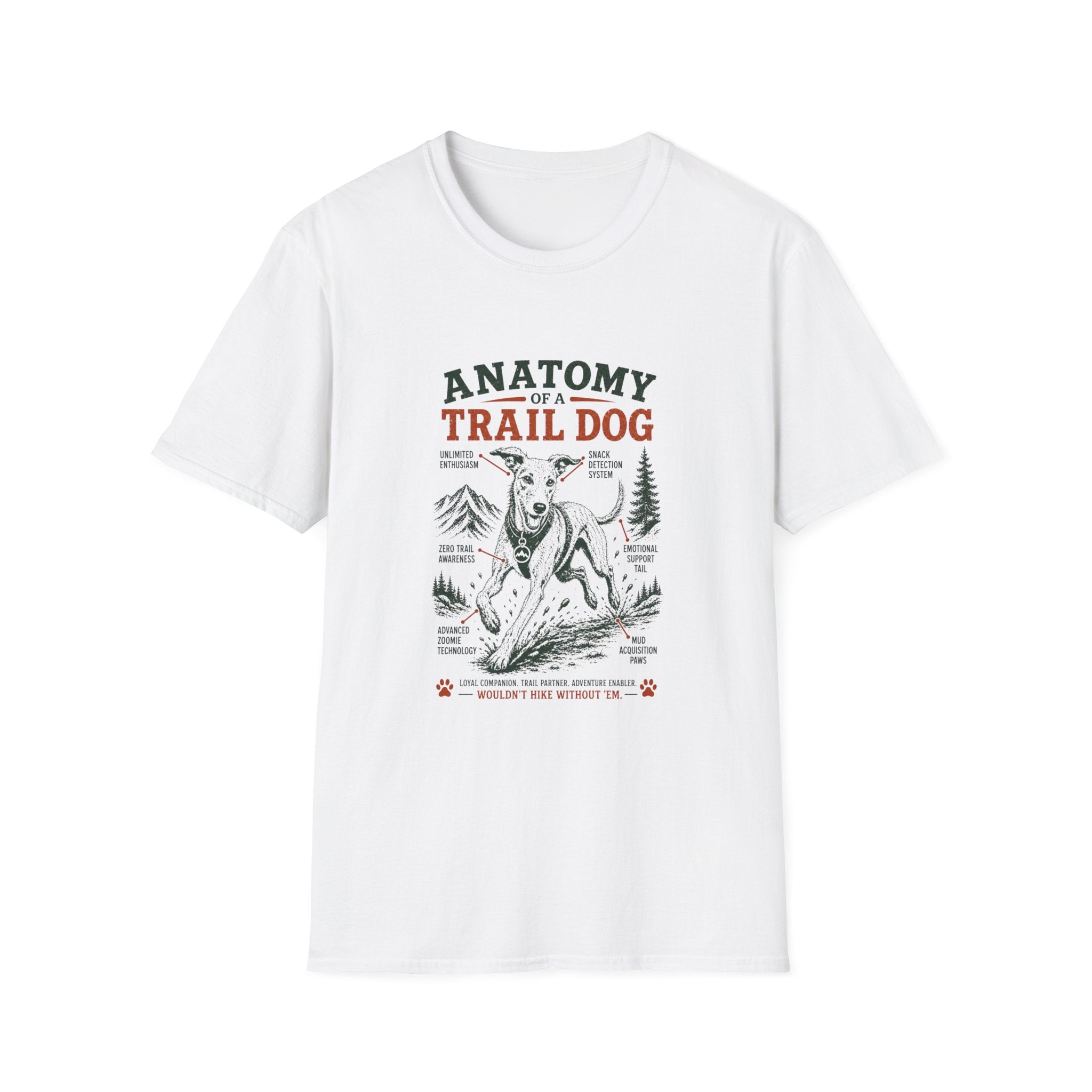 Anatomy of a trail dog 2.0 T-Shirt