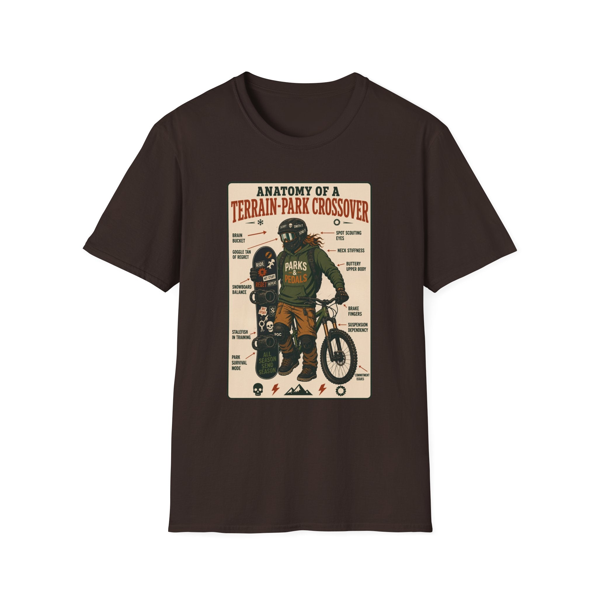 Anatomy of a Terrain Park Crossover 2 T-Shirt