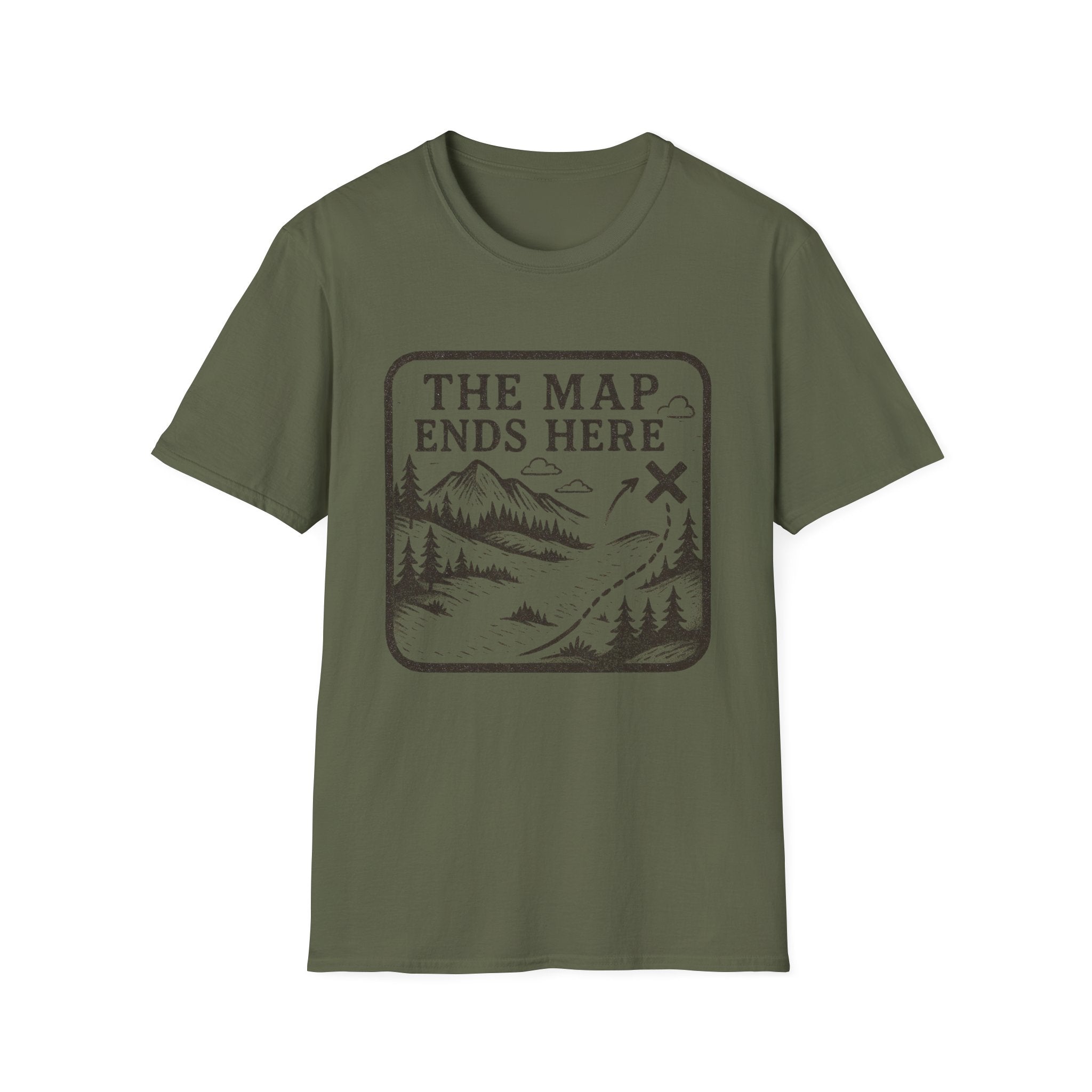 The map ends here T-Shirt