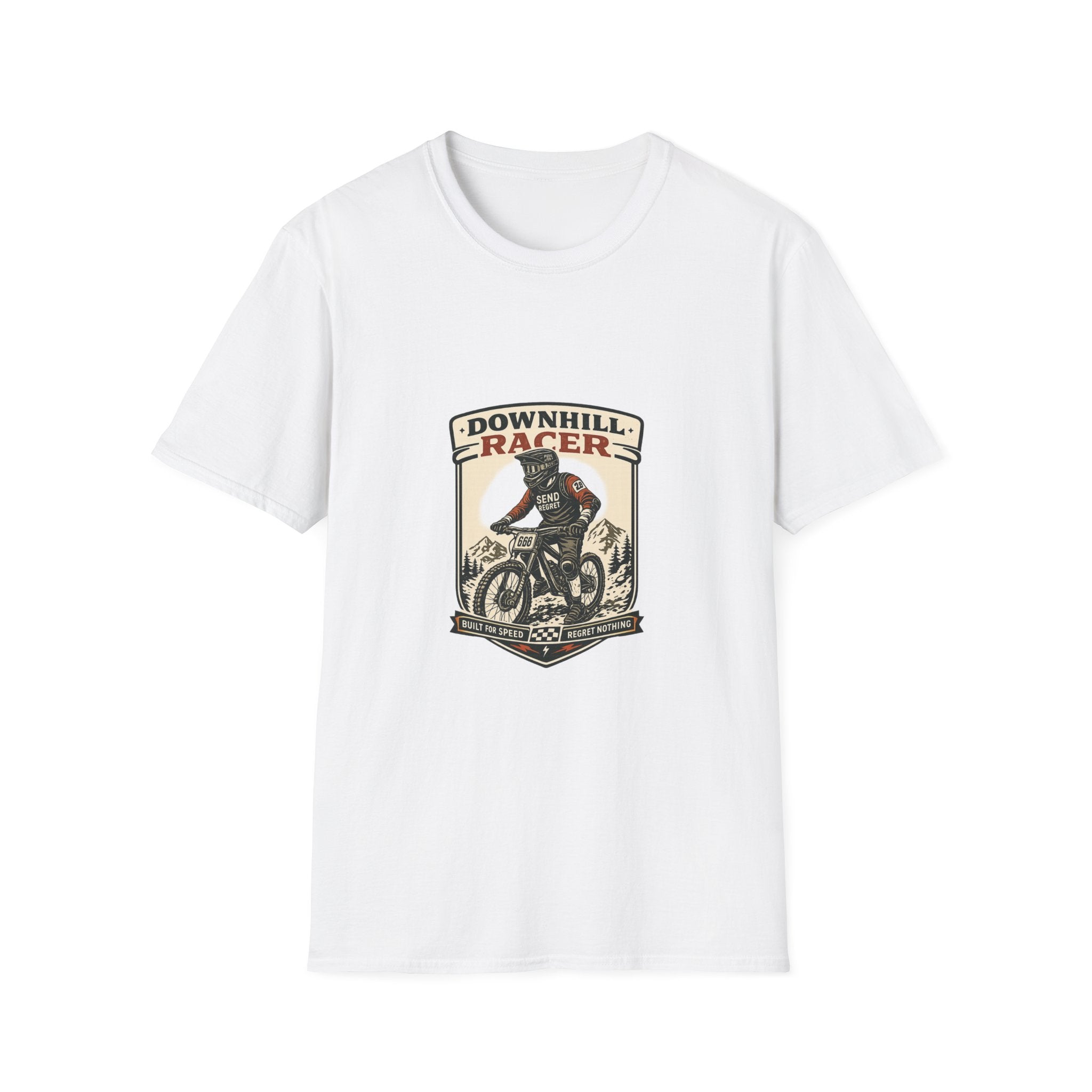 Downhill Racer Badge T-Shirt