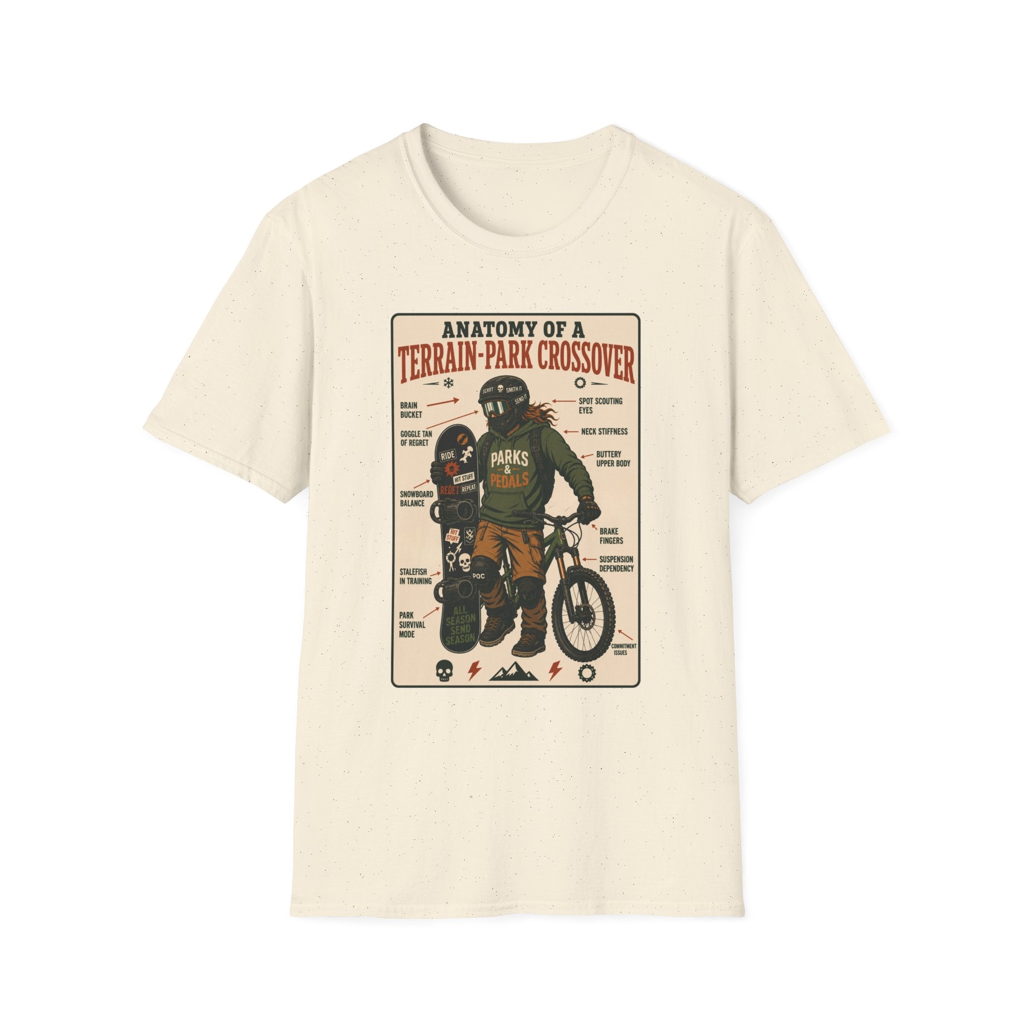 Anatomy of a Terrain Park Crossover 2 T-Shirt