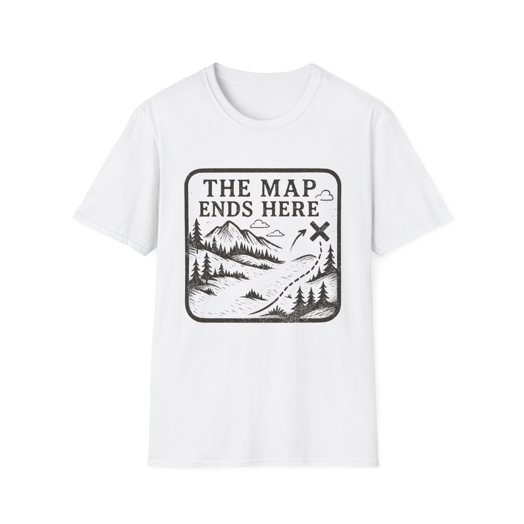 The map ends here T-Shirt