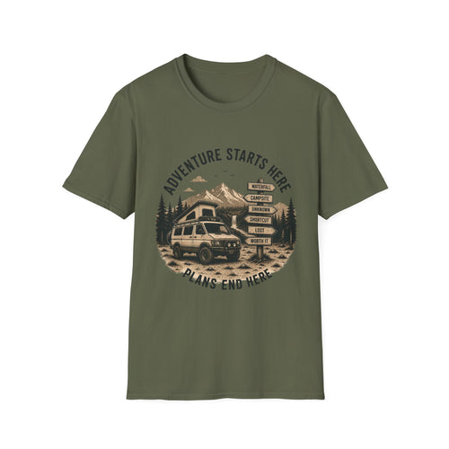 Adventure starts here T-Shirt