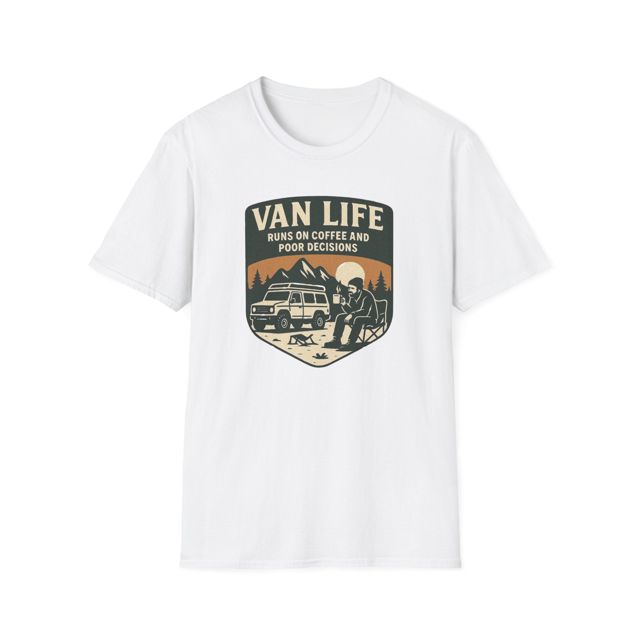 Van Life Runs on Coffee T-Shirt