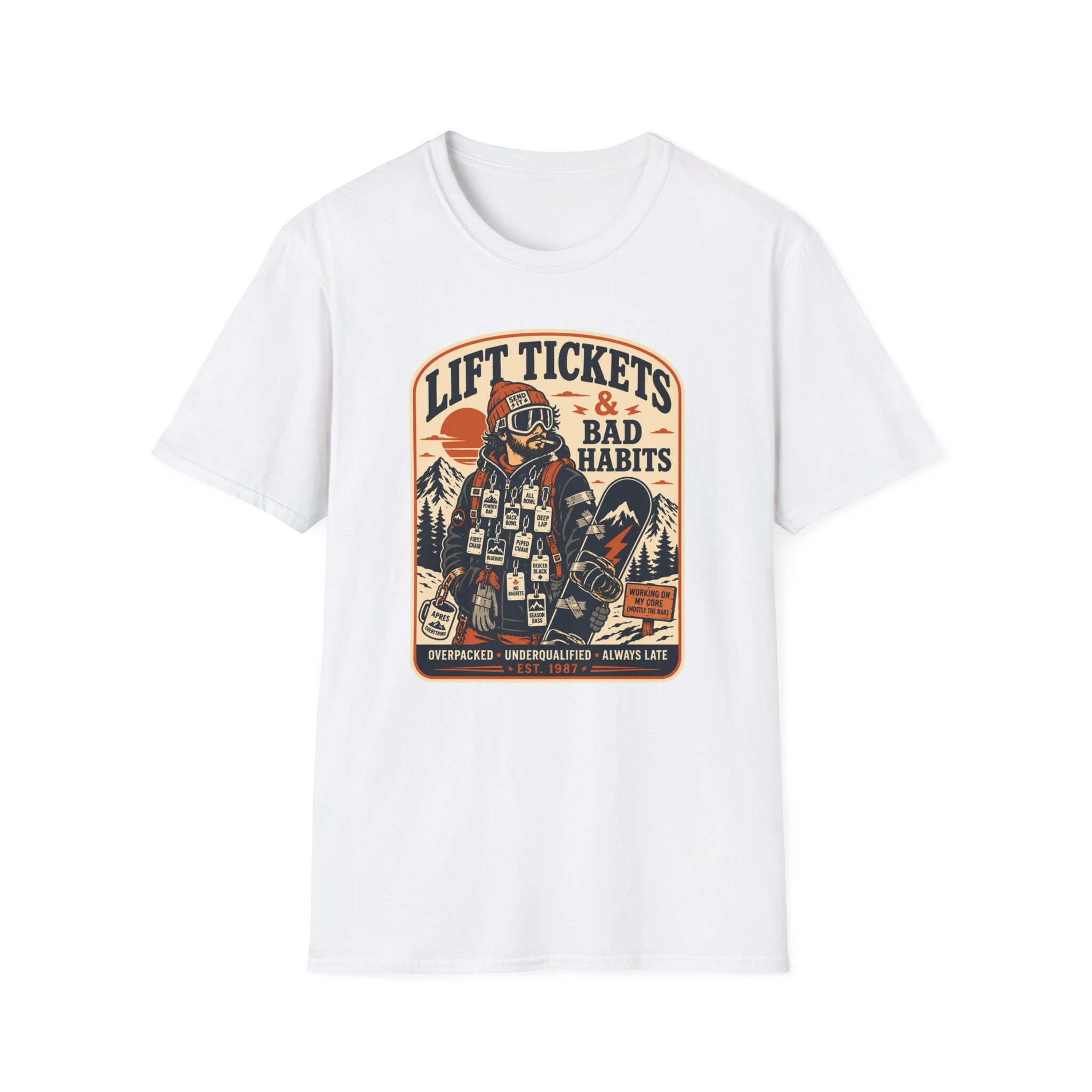 Lift tickets & bad habits T-Shirt