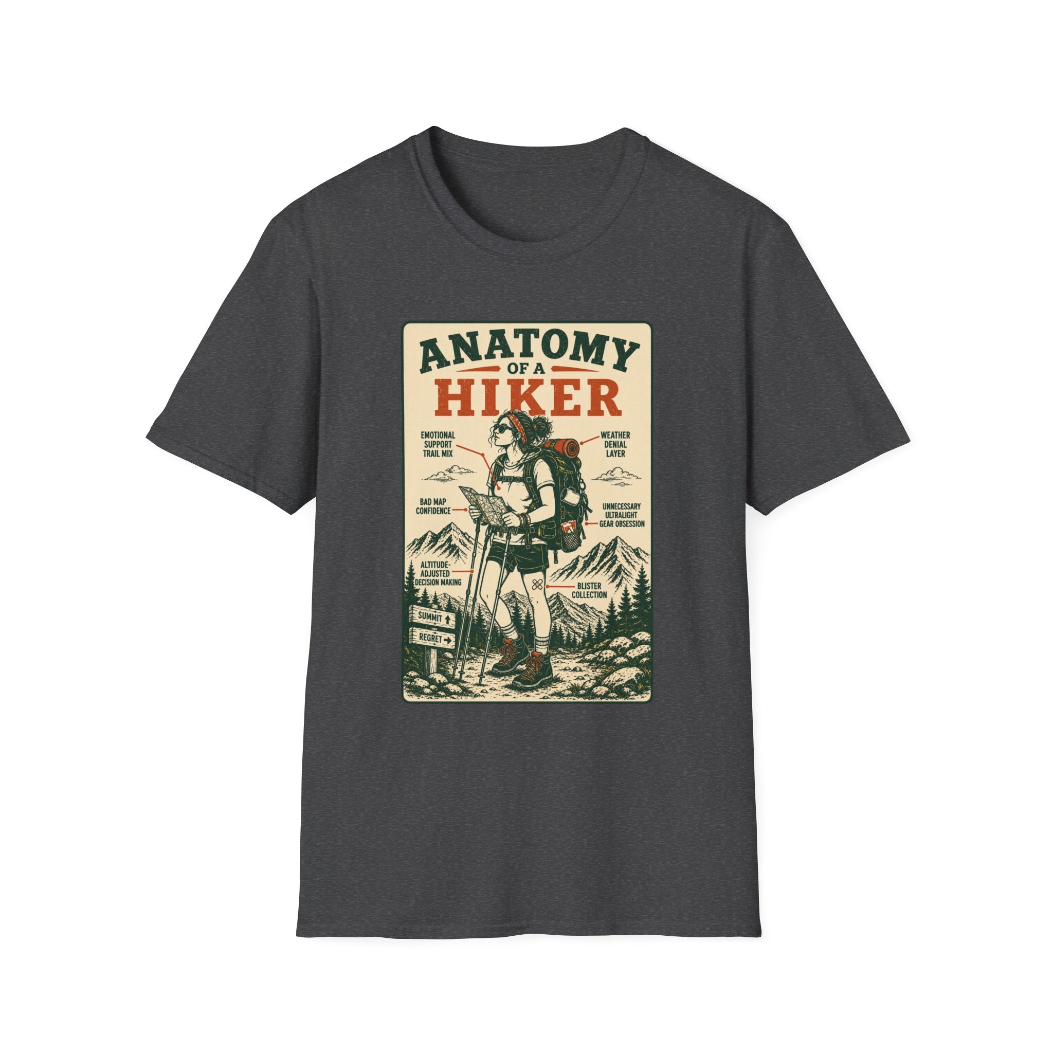 Anatomy of a Hiker T-Shirt