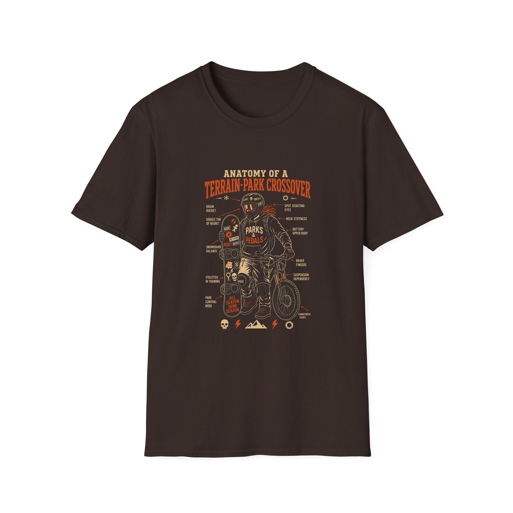 Anatomy of a Terrain Park Crossover T-Shirt