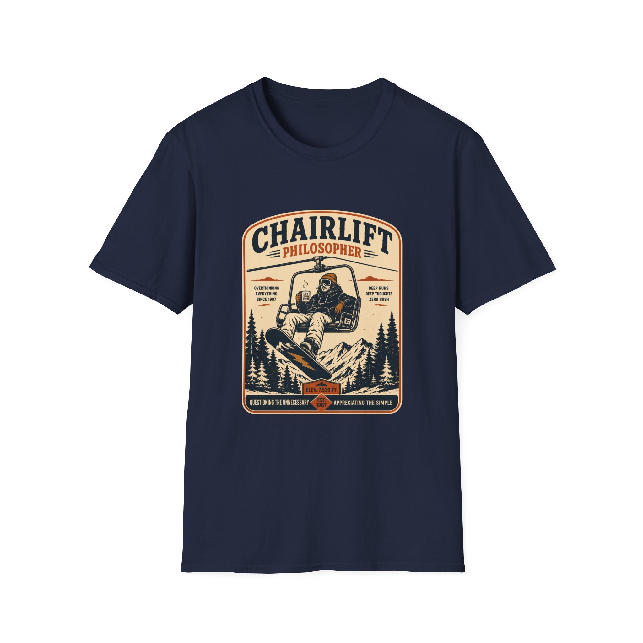 Chairlift Philosopher T-Shirt