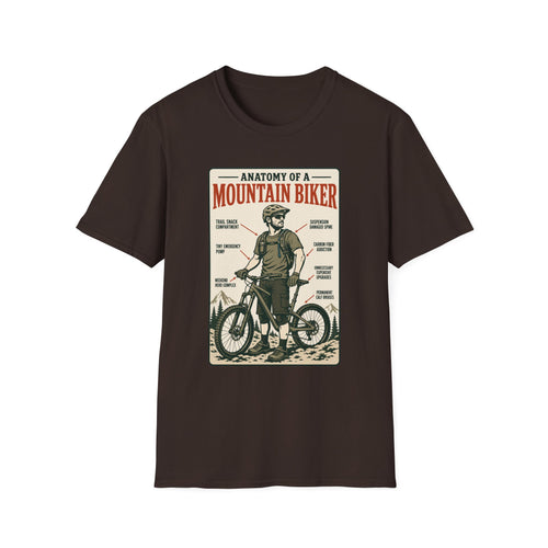 Anatomy of a Mountain Biker T-Shirt
