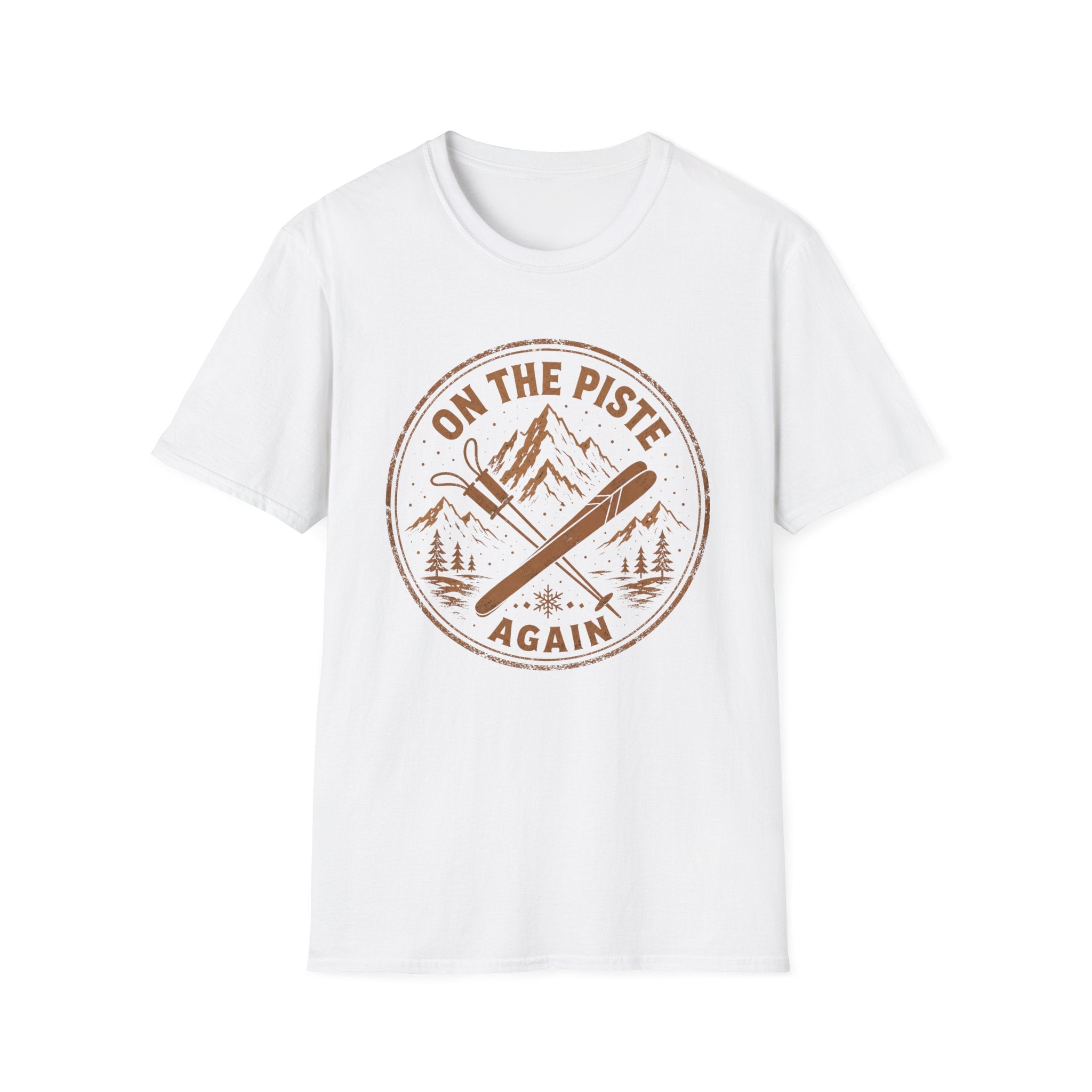 On The Piste Again Brown T-Shirt