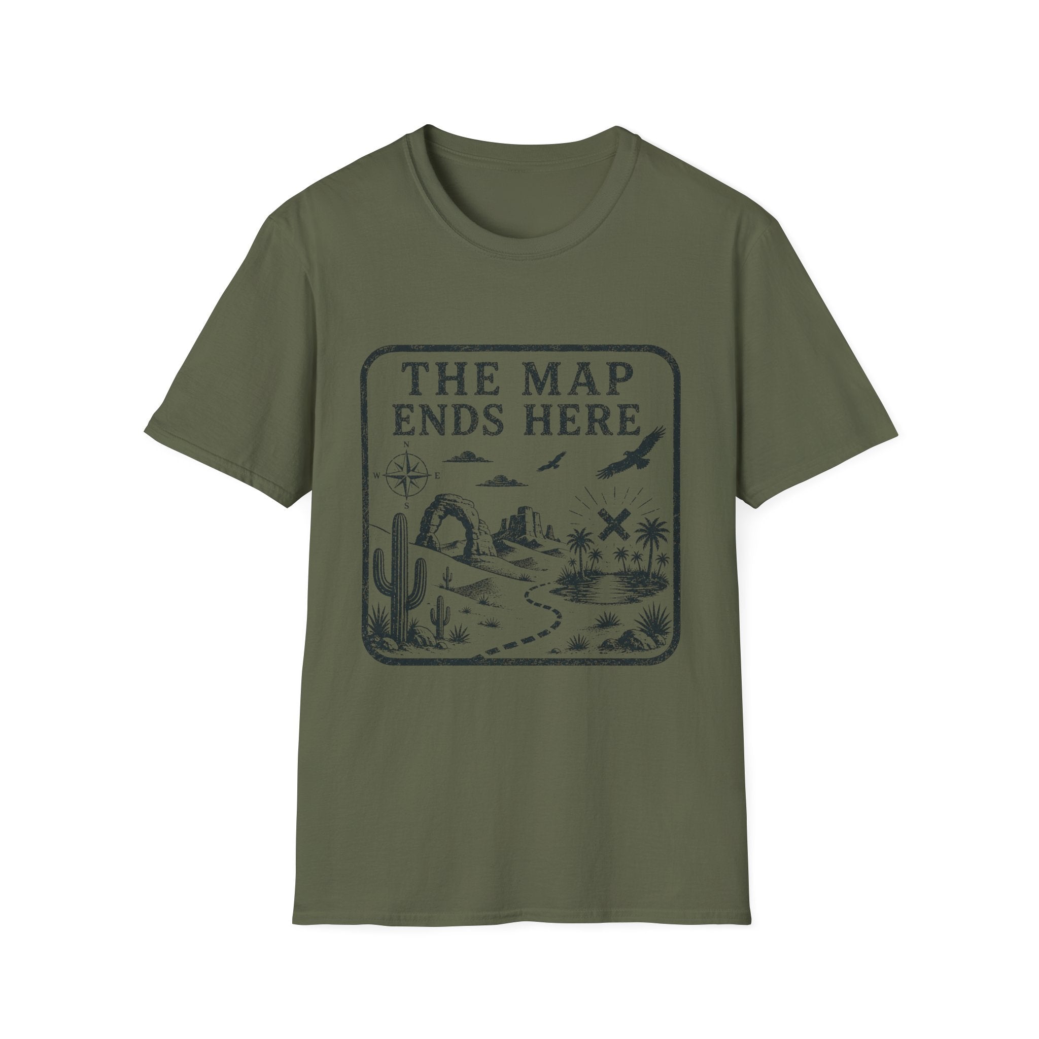 The Map Ends Here Desert Edition T-Shirt