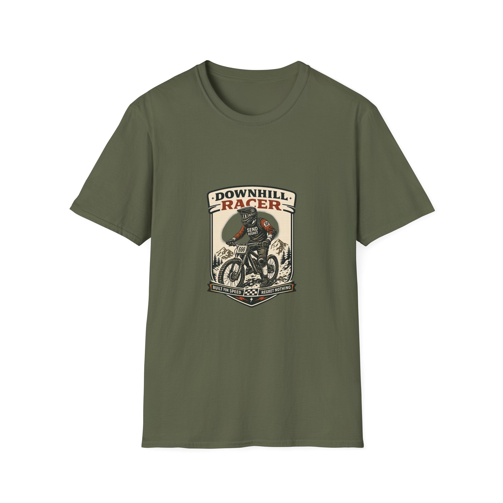 Downhill Racer Badge T-Shirt