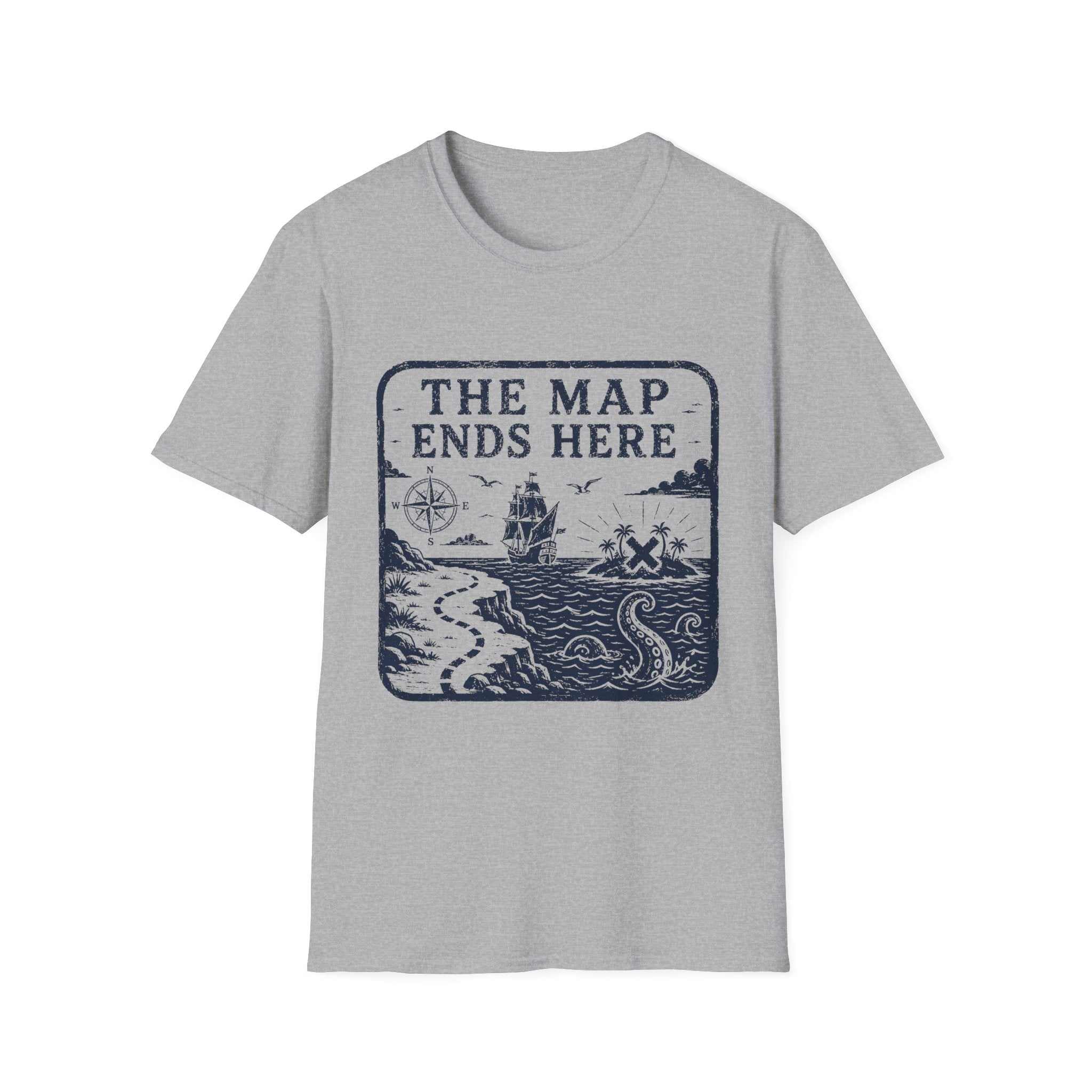 The Map Ends Here Ocean Edition T-Shirt