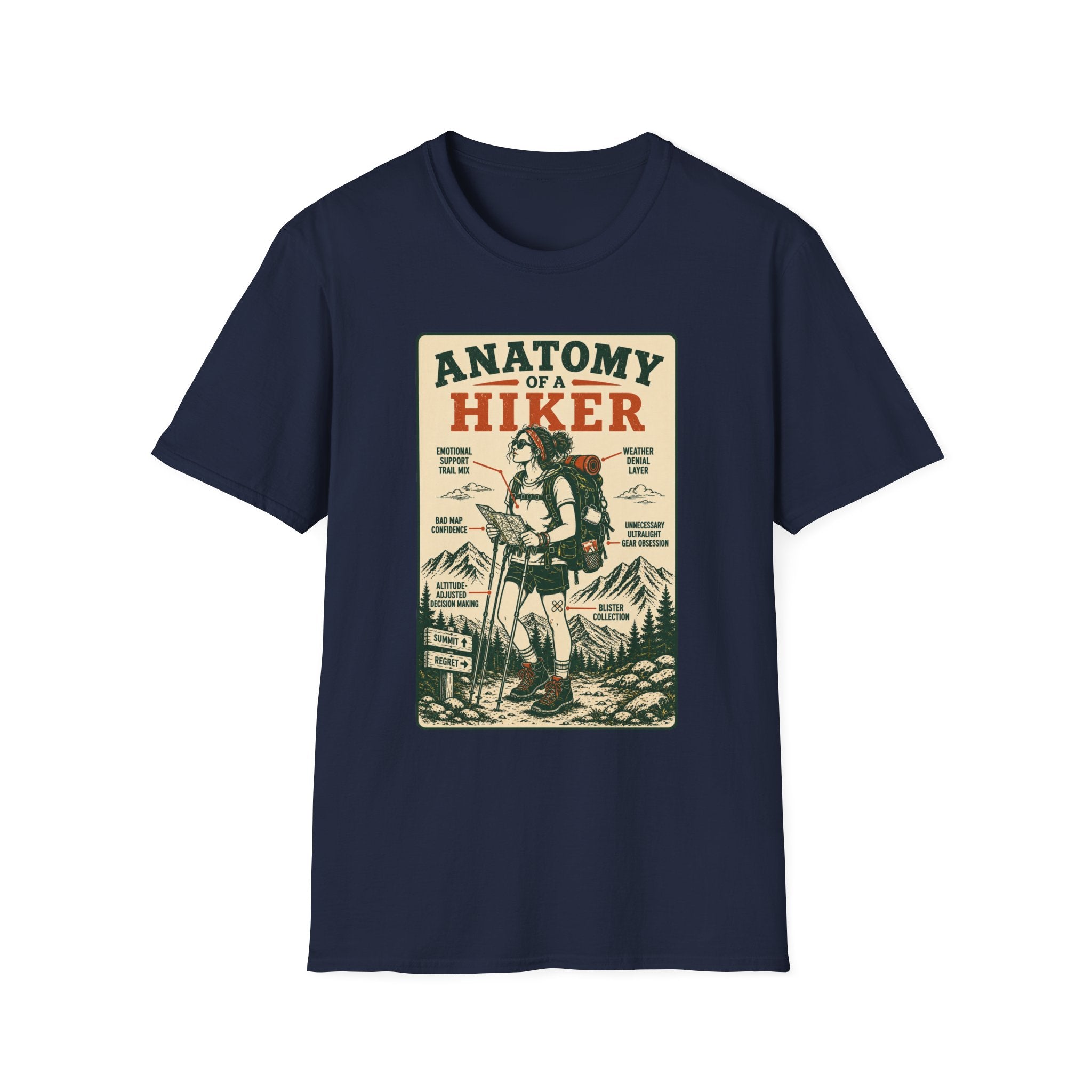 Anatomy of a Hiker T-Shirt