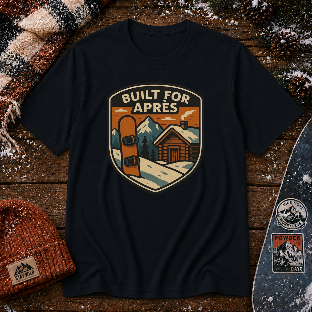 Built for Apres Snowboard T-Shirt