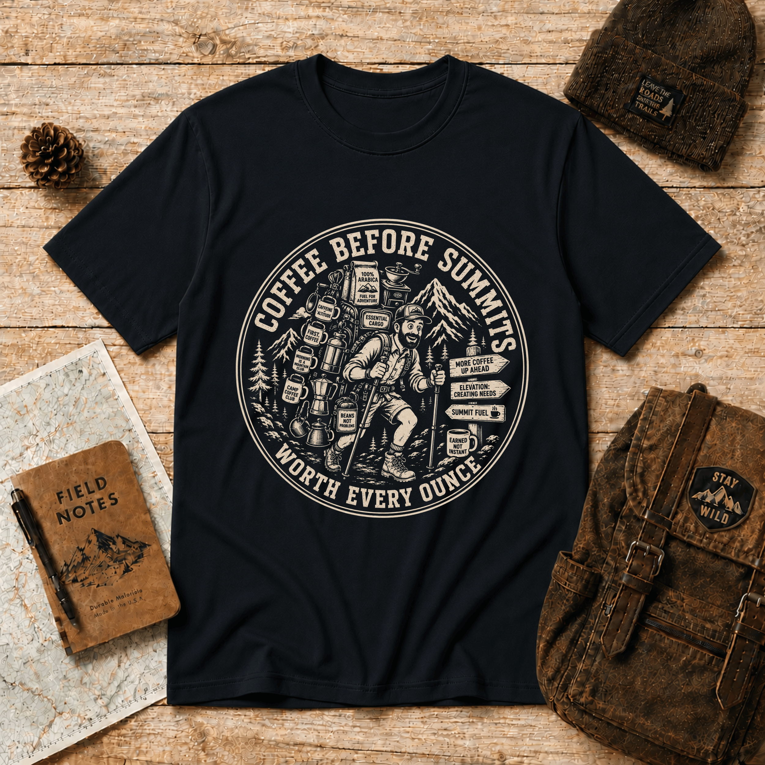 Coffee Before Summits T-Shirt