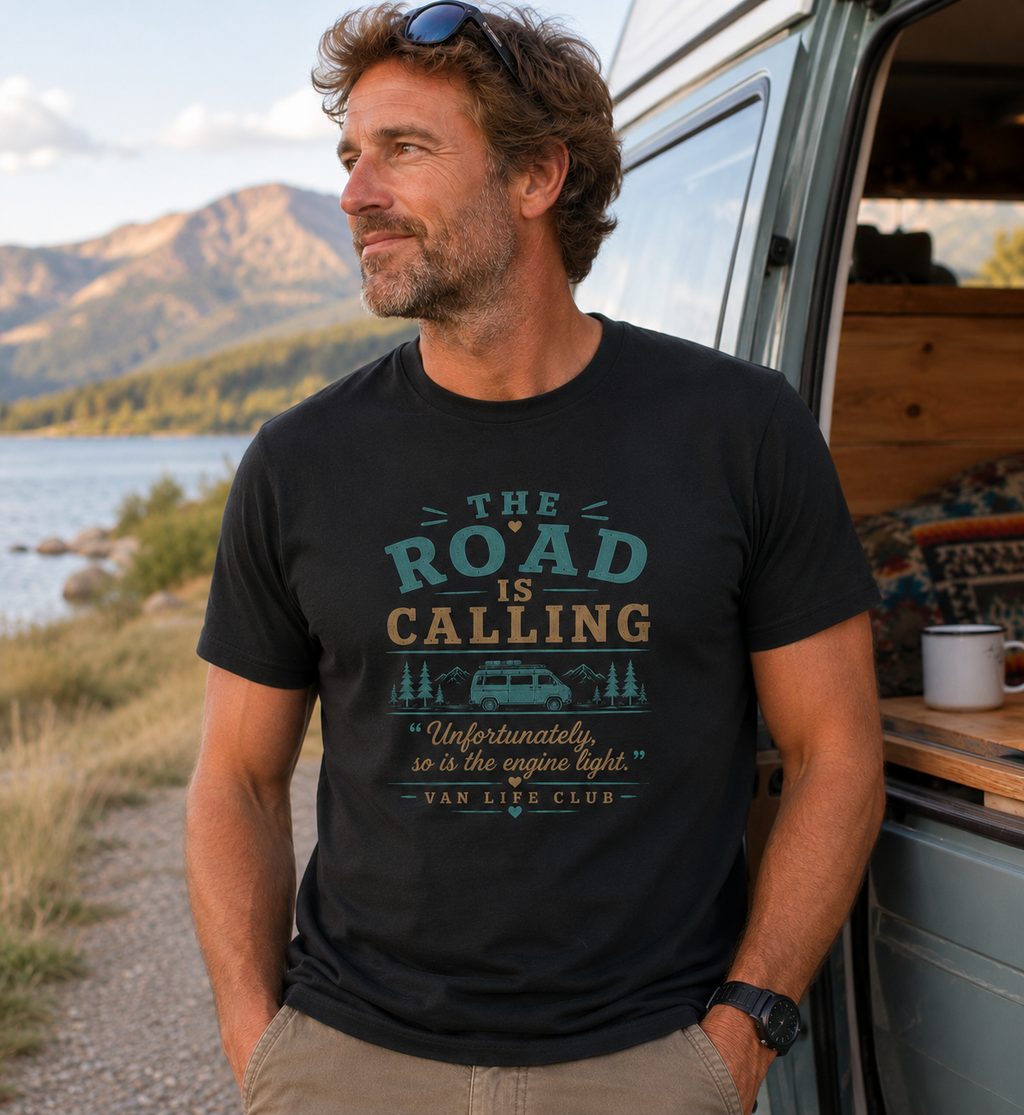 The Road is Calling Funny T-Shirt