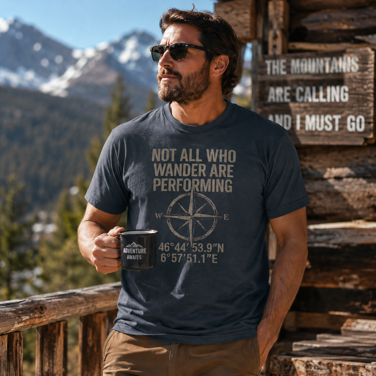 Not All Who Wander Are Performing T-Shirt