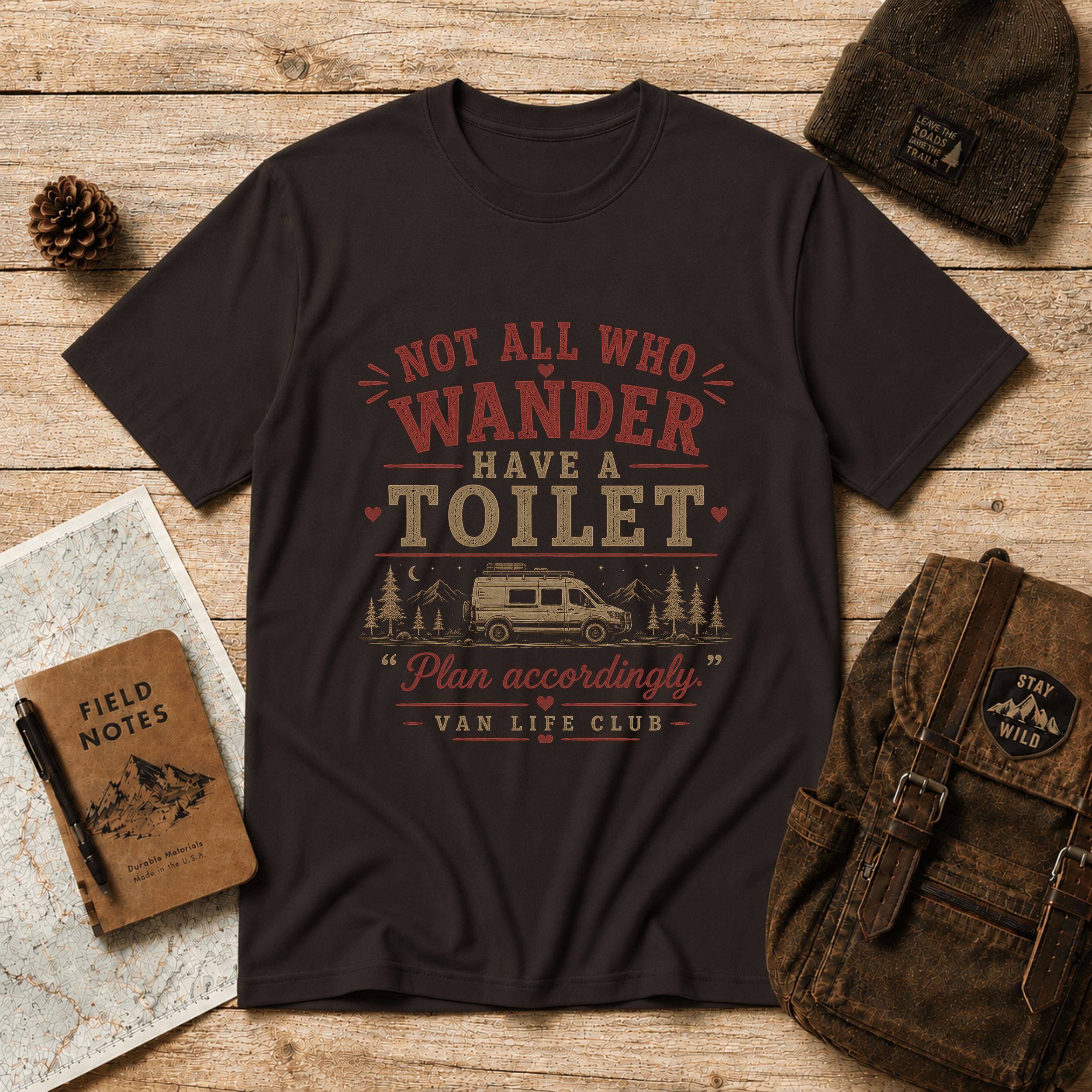 Not all who wander have a toilet T-Shirt