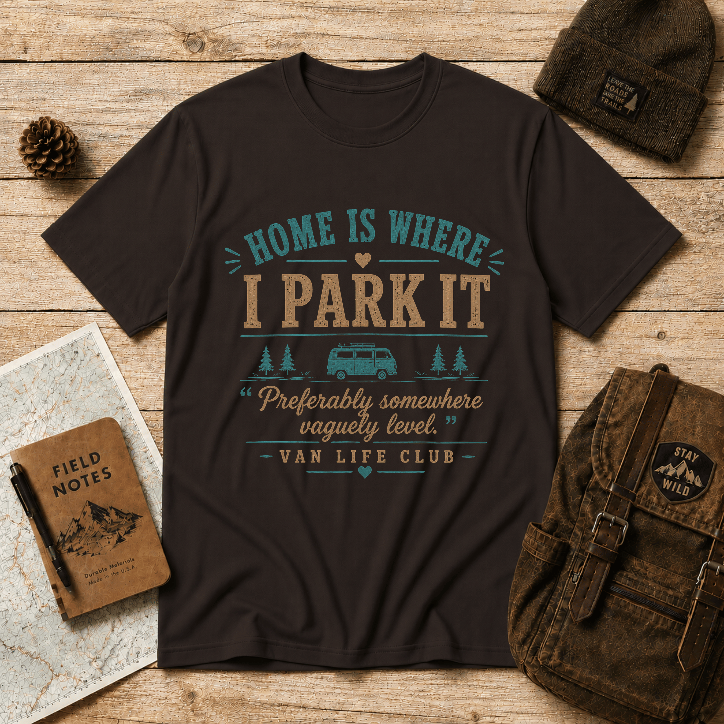 Home is where I park it T-Shirt
