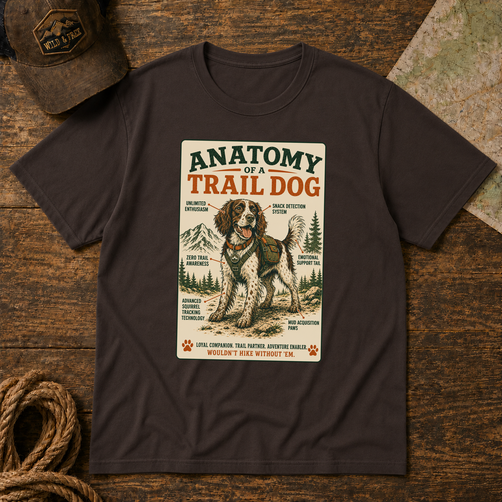 Anatomy of a Trail Dog Springer Spaniel T-Shirt