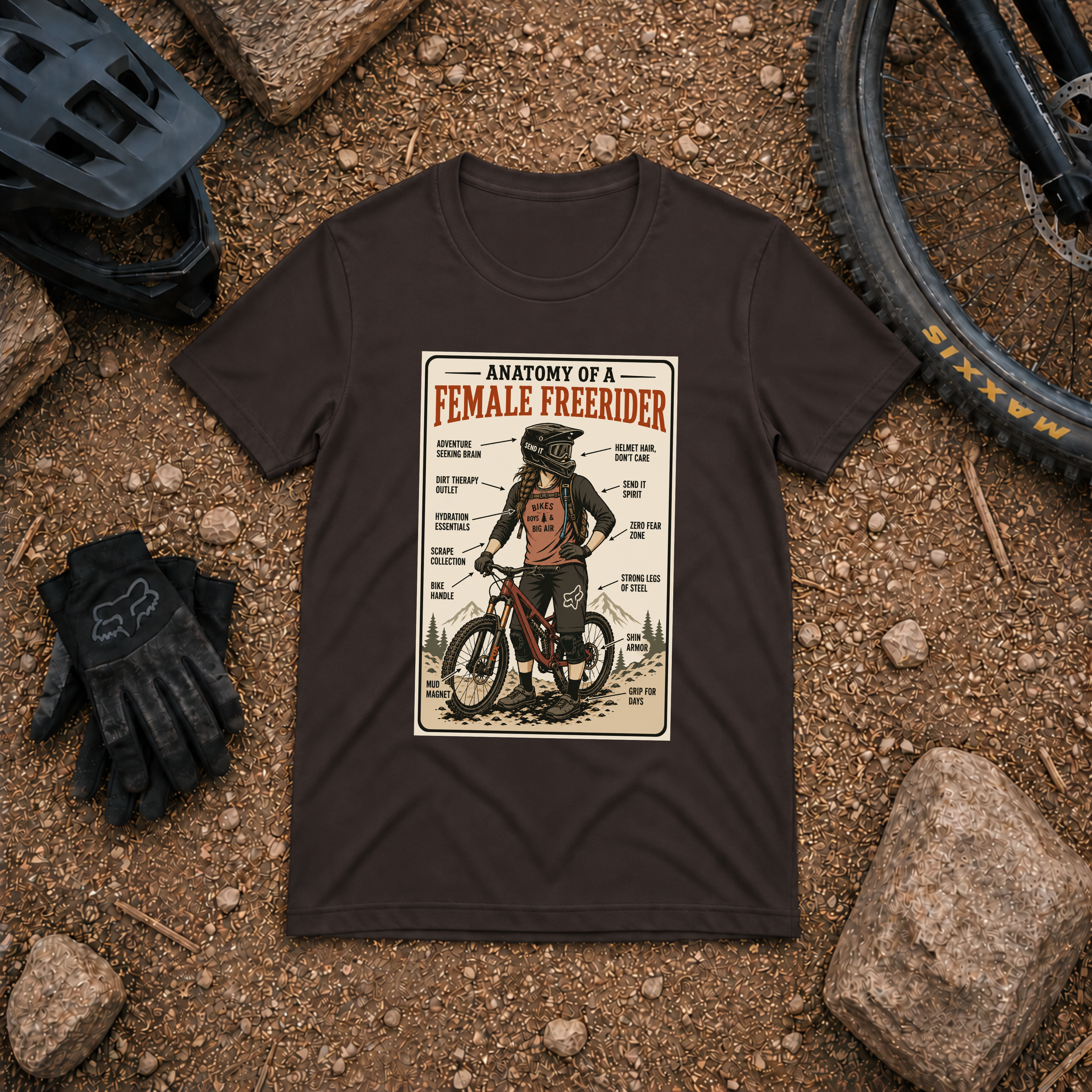 Female Freerider Colour Light T-Shirt