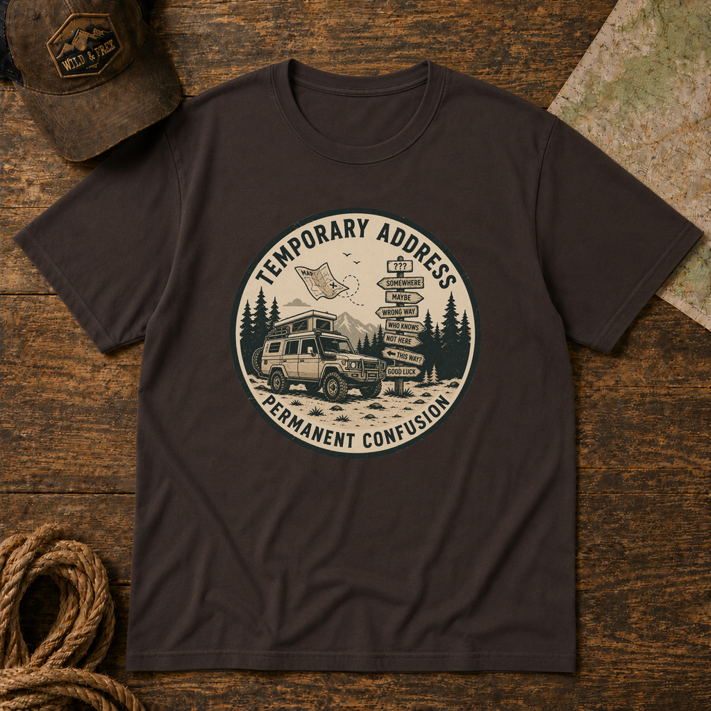 Temporary address Permanent confusion T-Shirt