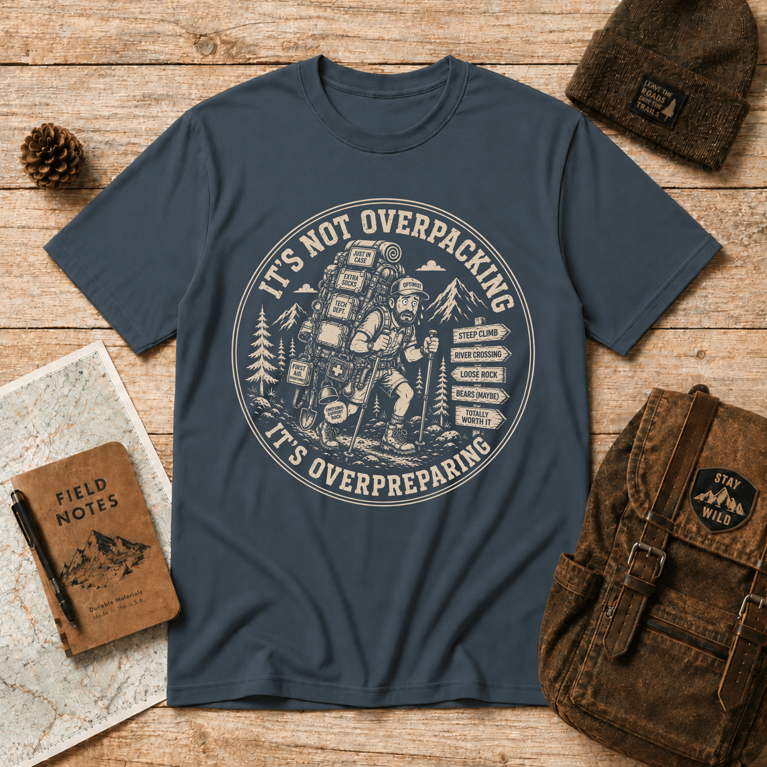 Overpacking Overpreparing T-Shirt