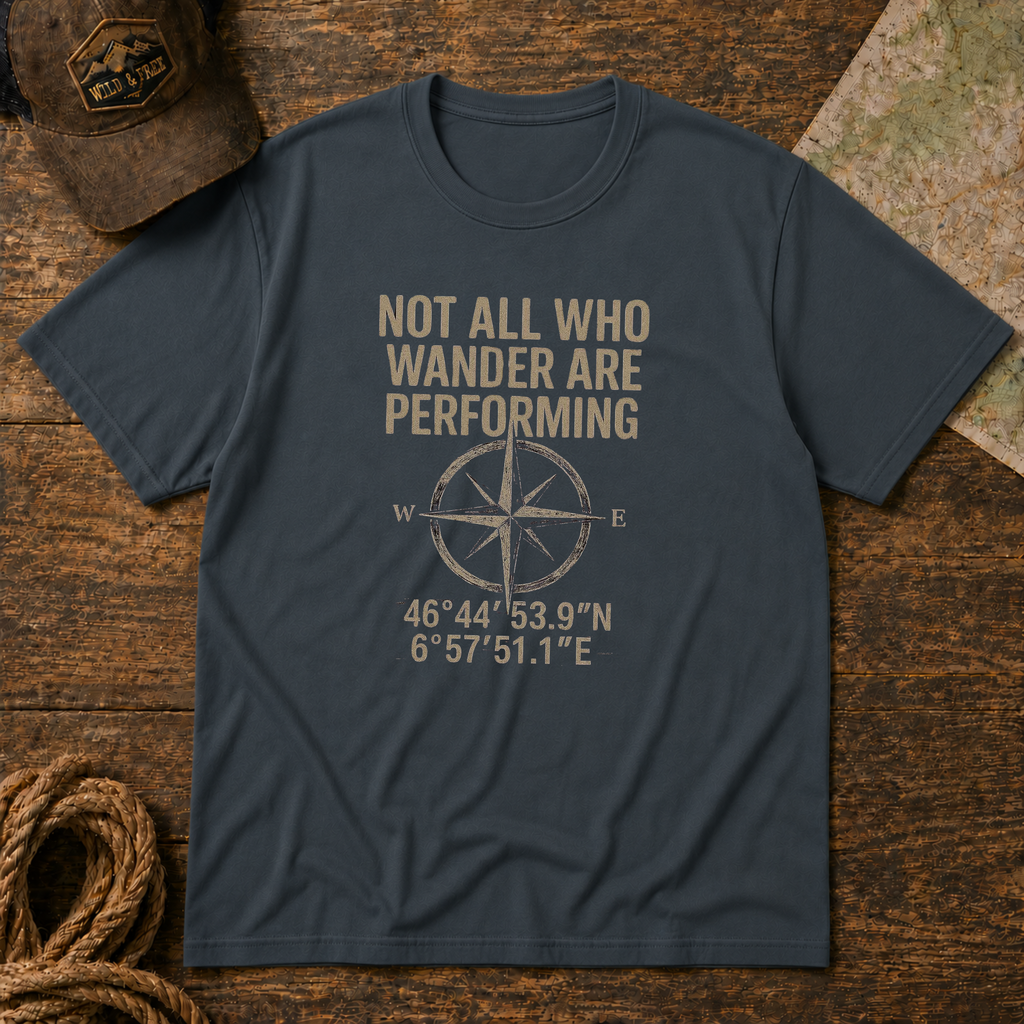 Not All Who Wander Are Performing T-Shirt