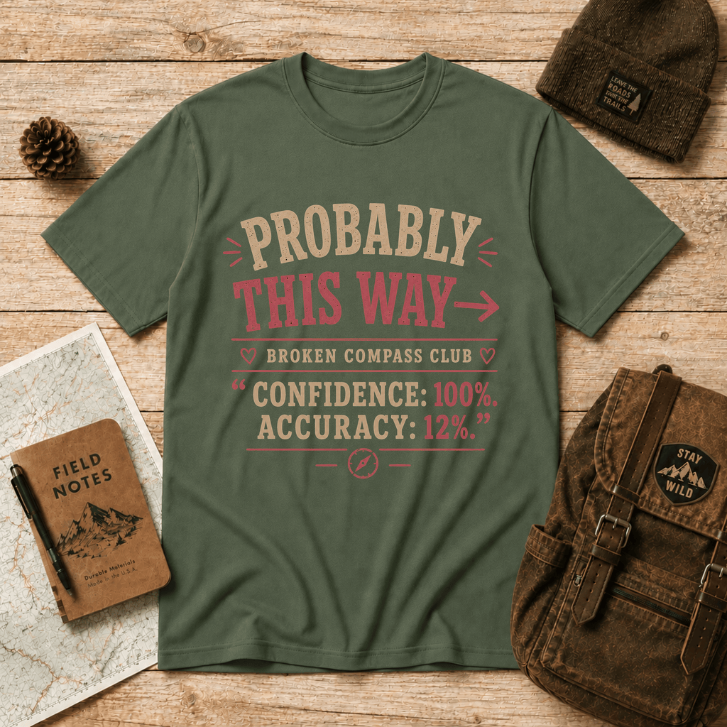 Probably this way hiking adventure T-Shirt