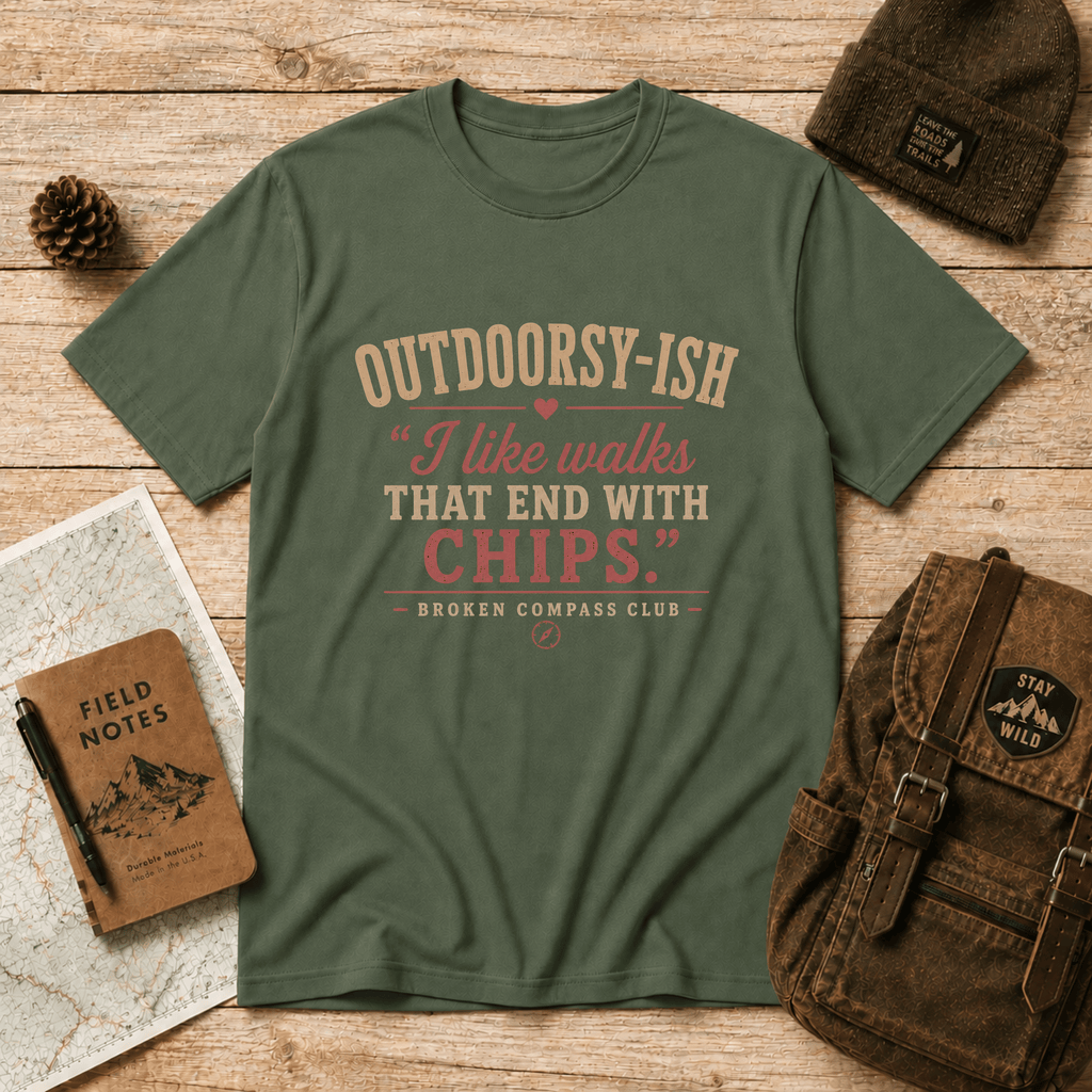 Outdoorsy-ish hiking adventure T-Shirt